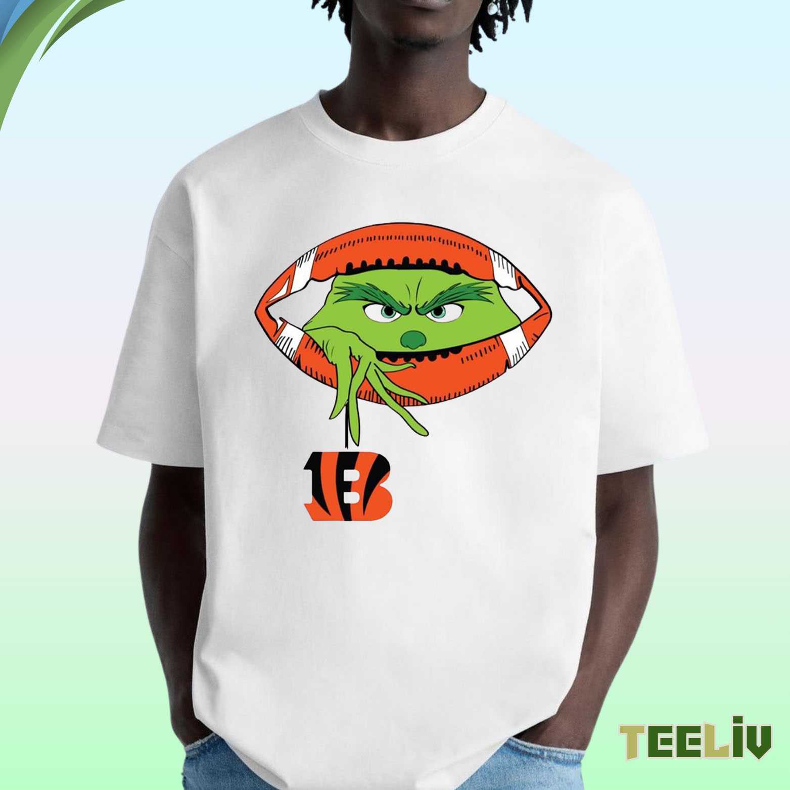Cincinnati Bengals Grinch T Shirt - Football Fan Merch