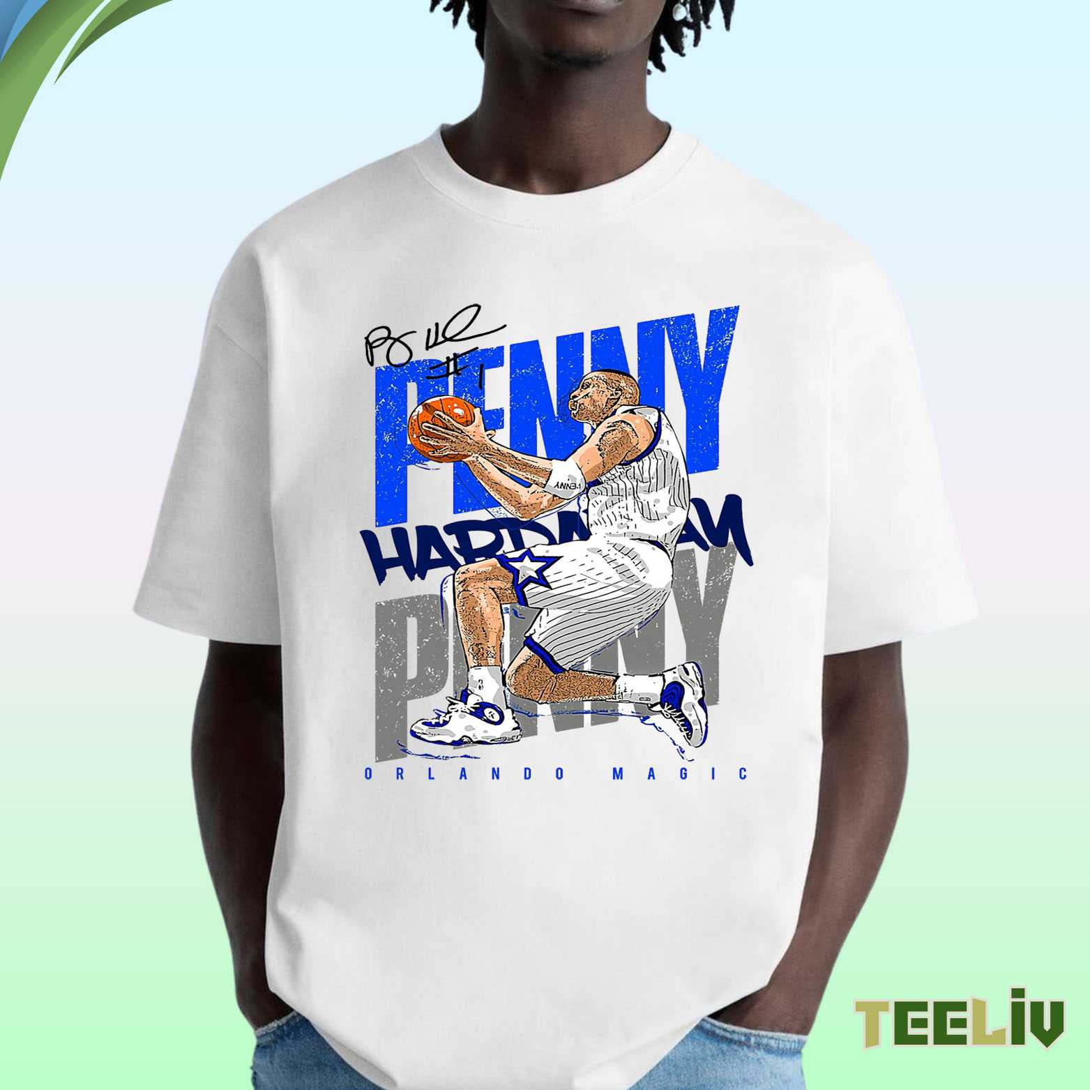 Penny Hardaway Orlando Magic T Shirt - Nba Fan Merch