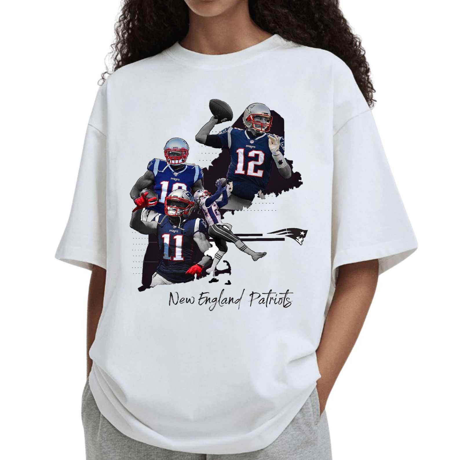 Patriots Dynasty Legends - Brady & Edelman T Shirt