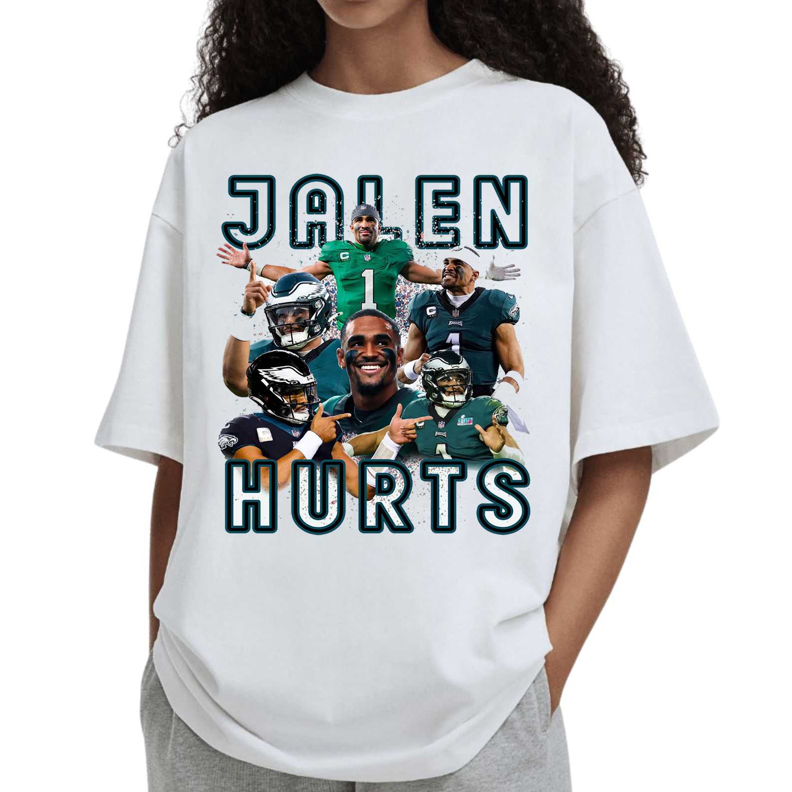 Jalen Hurts Mvp Eagles - Command Collage T Shirt