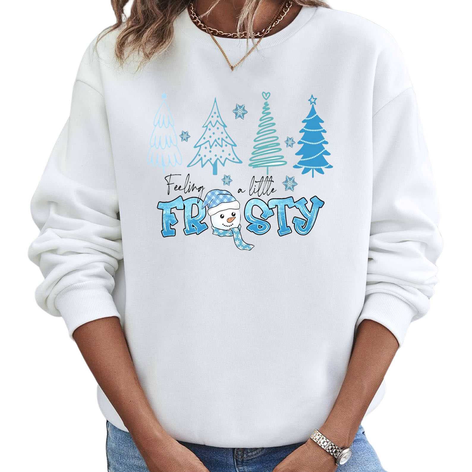 Frosty Spirit Sweatshirt – Cozy Winter Season Vibes