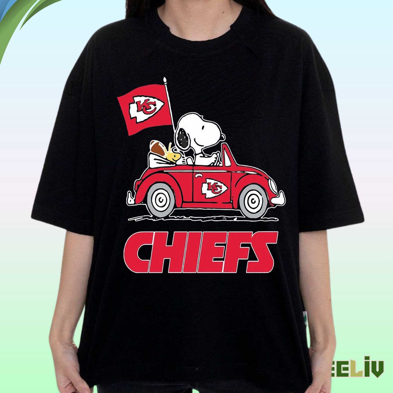 Kansas City Chiefs Snoopy Shirt – Peanuts Tailgate Fan Tee