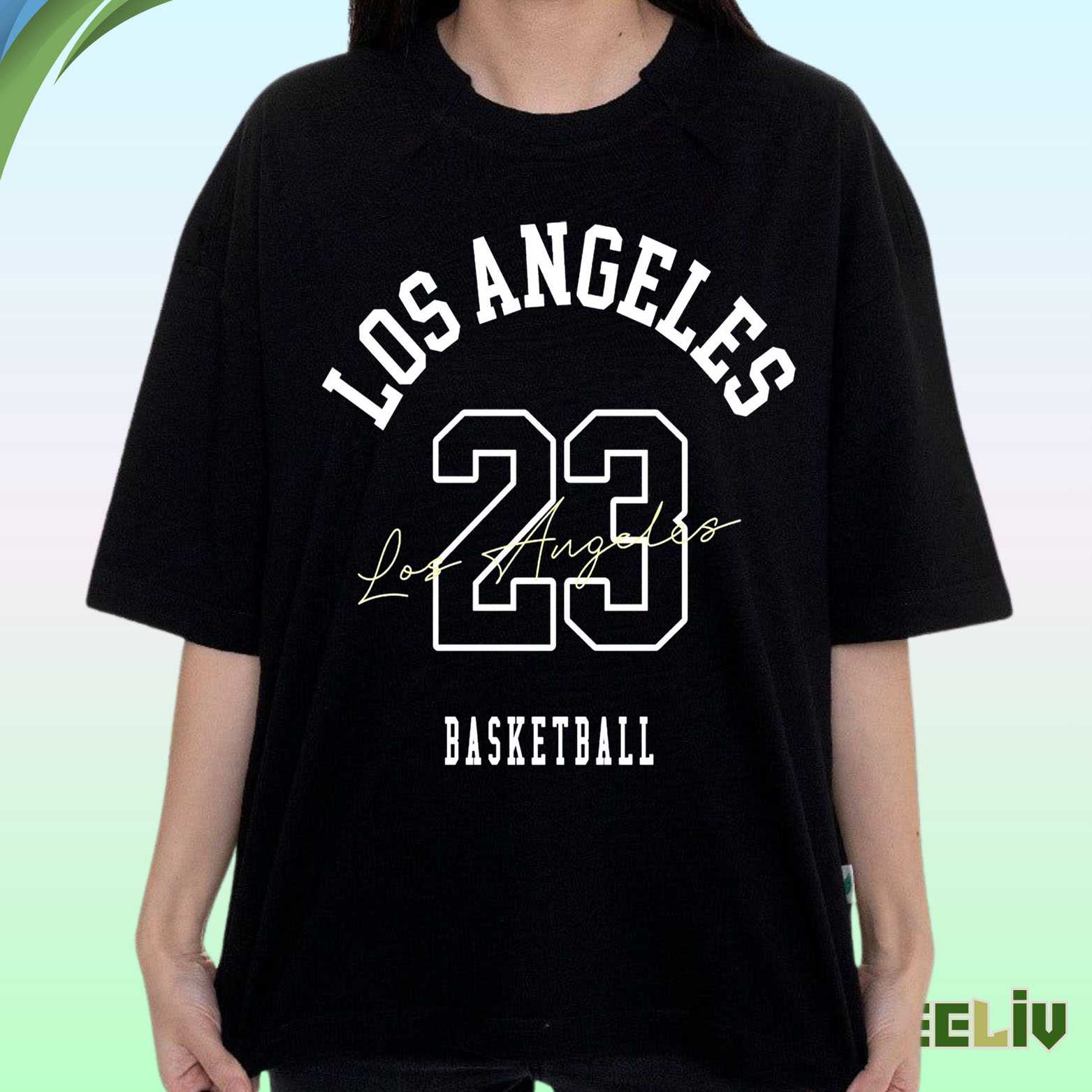 Lebron James Los Angeles Basketball Shirt - Lakers No23 Tribute Tee