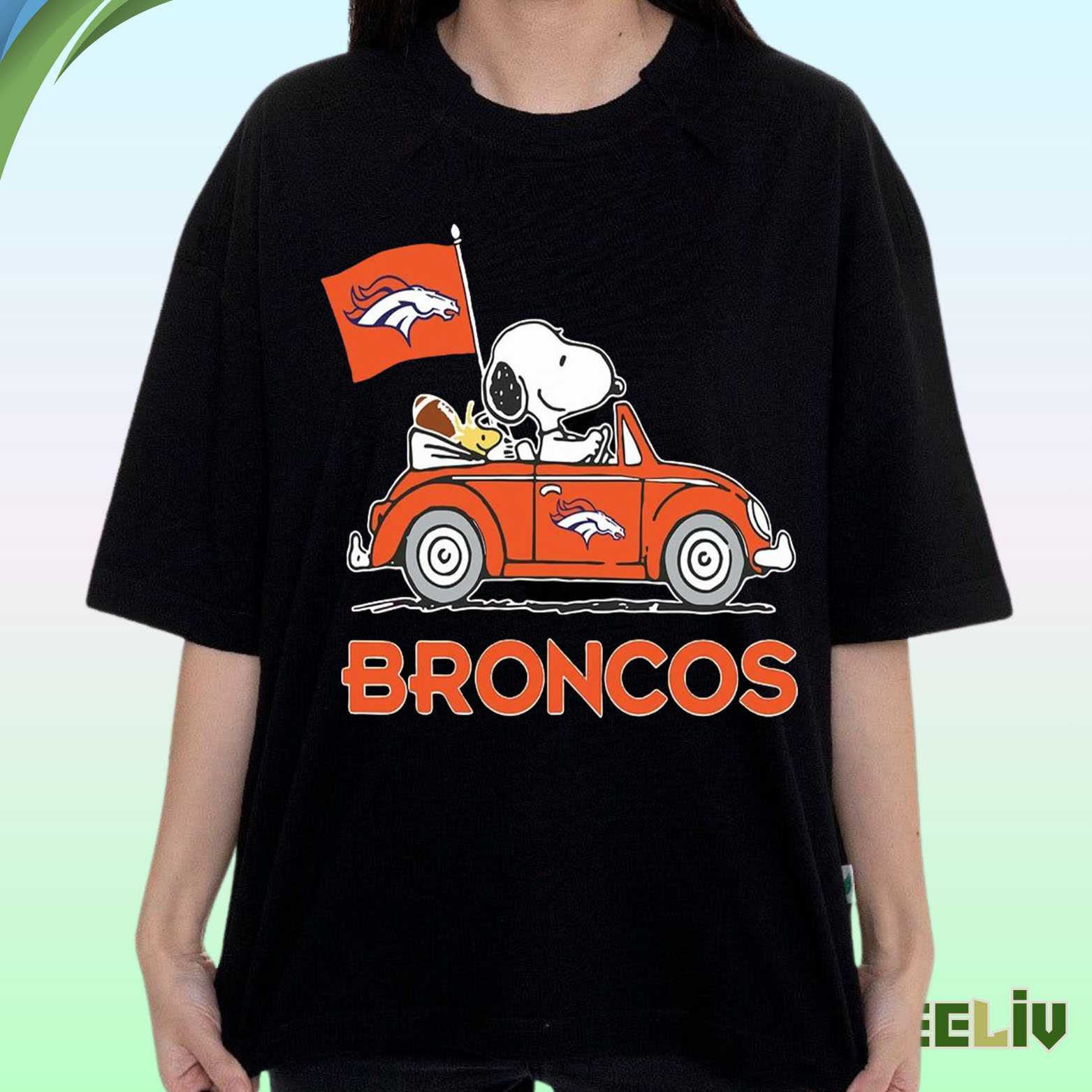 Denver Broncos Snoopy T Shirt - Football Fan Merch