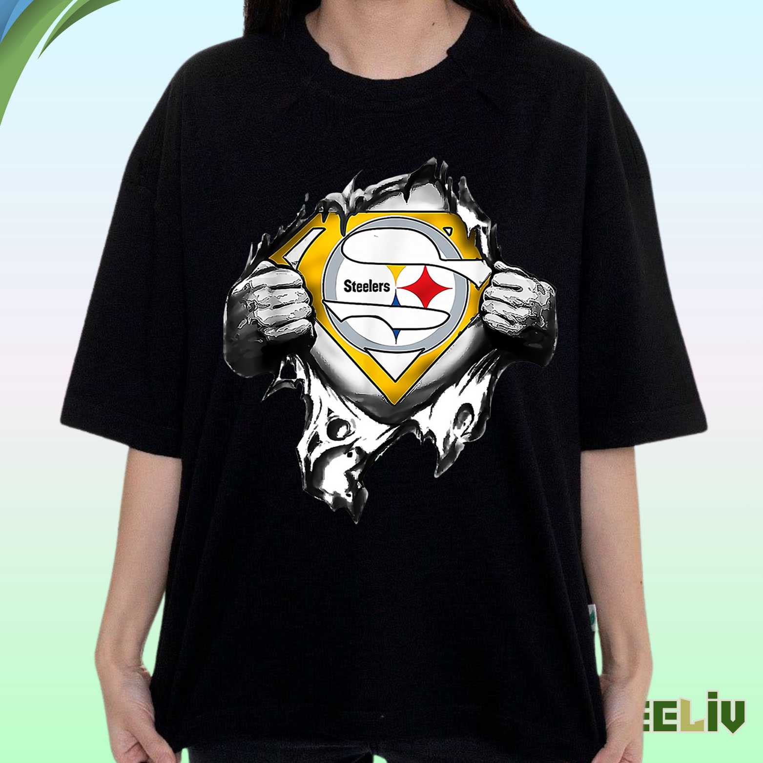 Pittsburgh Steelers Superman T Shirt - Nfl Fan Merch