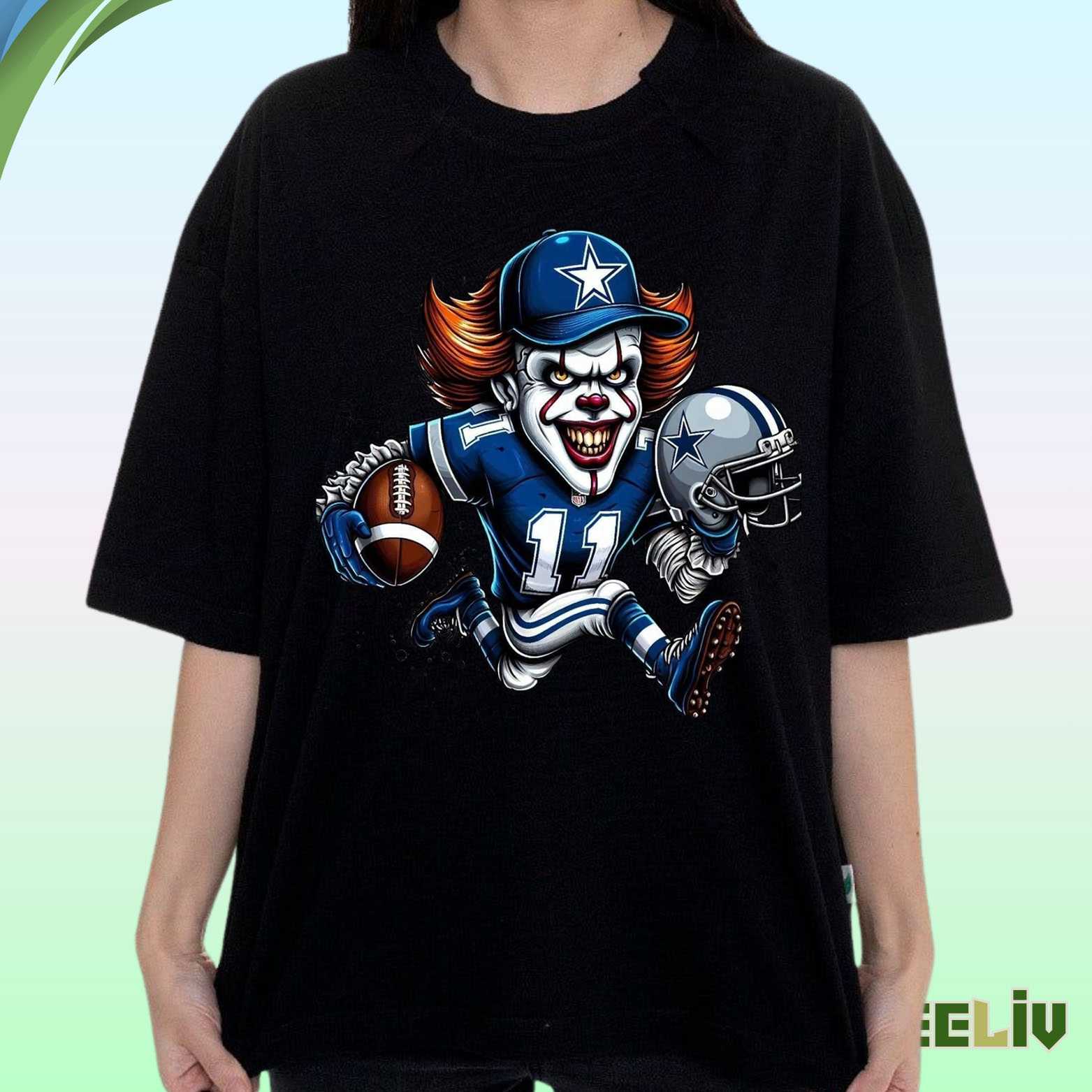 Dallas Cowboys Clown T Shirt - Football Fan Merch