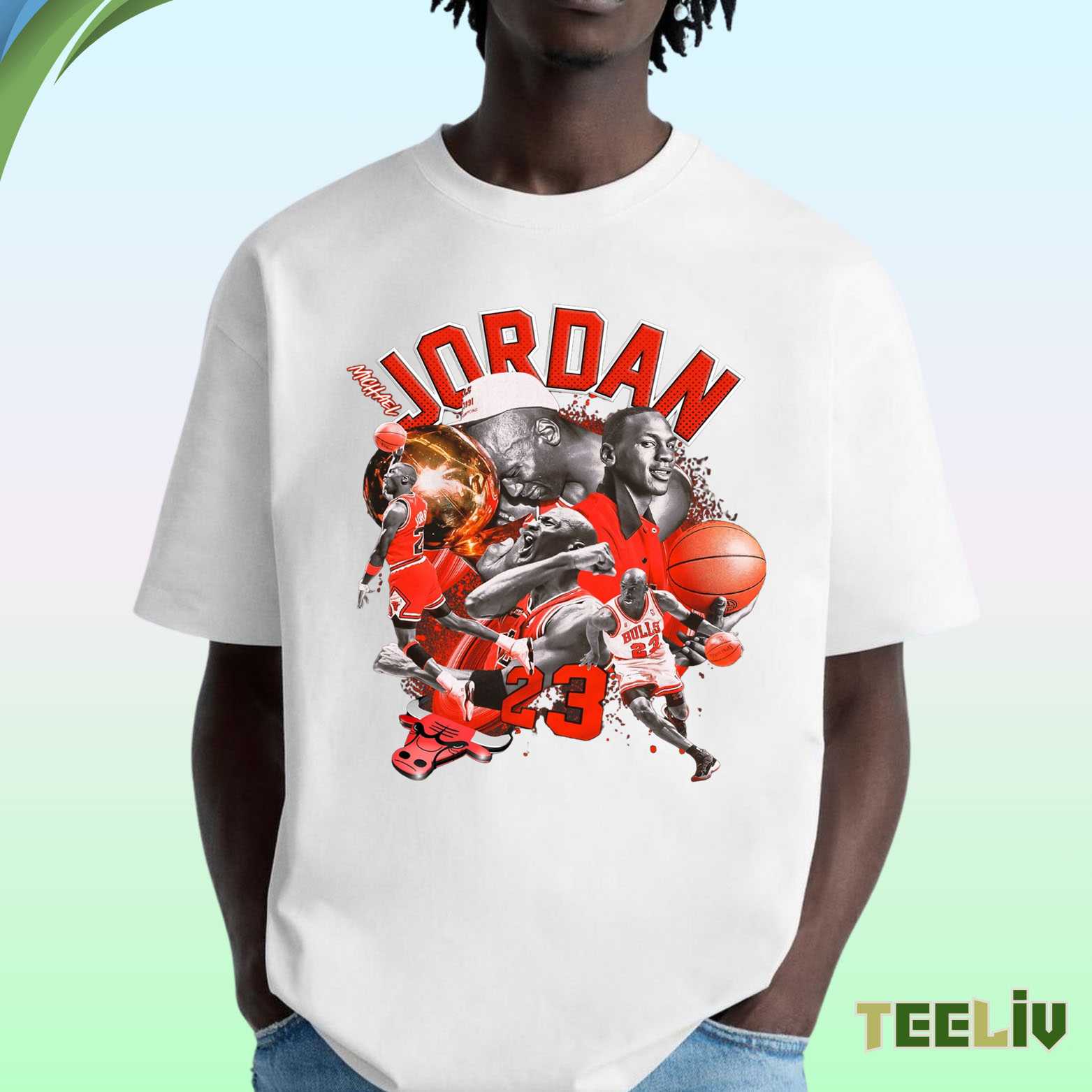 Michael Jordan Chicago Bulls Legacy T Shirt – Basketball Legend Graphic Tee