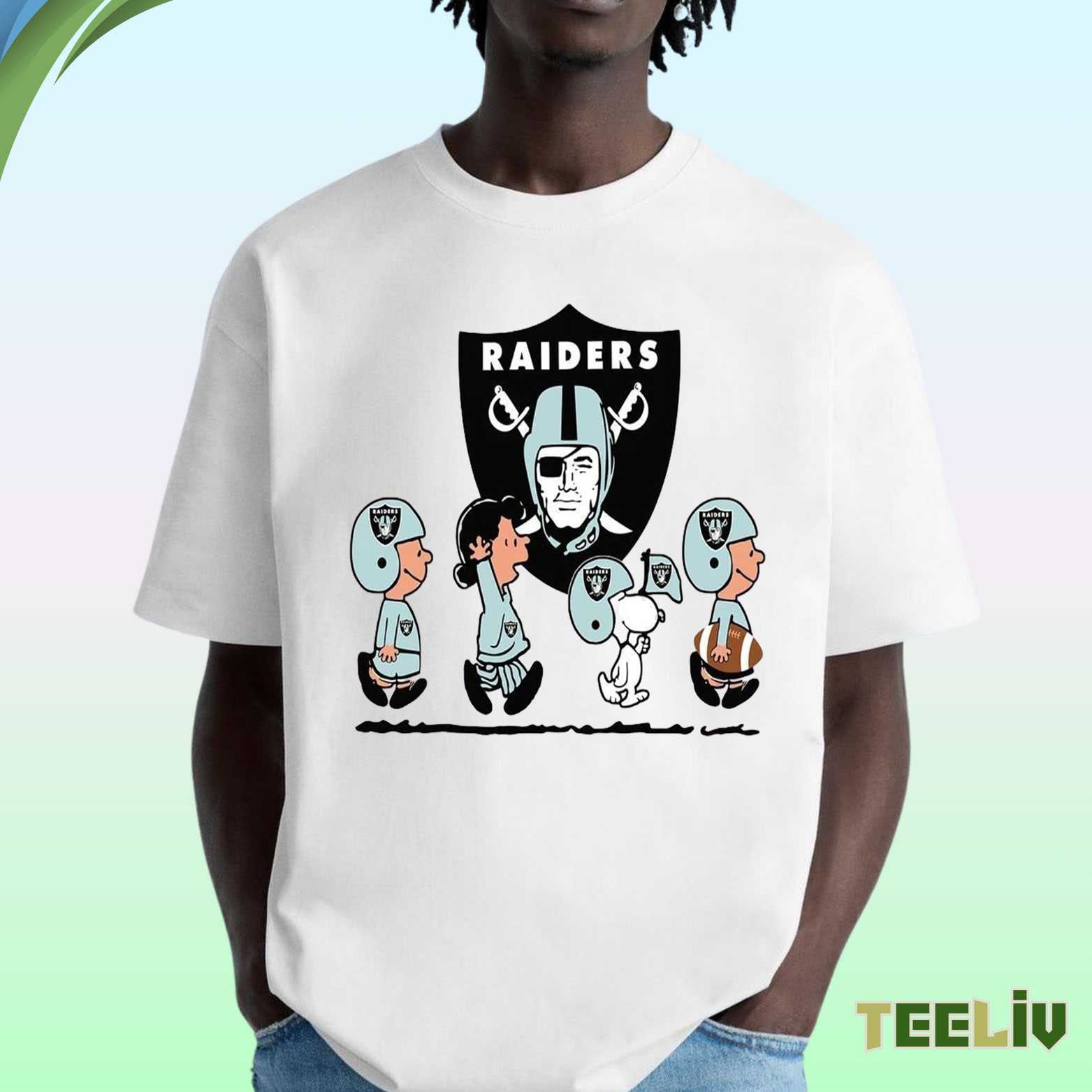 Las Vegas Raiders Peanuts Gang T Shirt Nfl Fan Merch