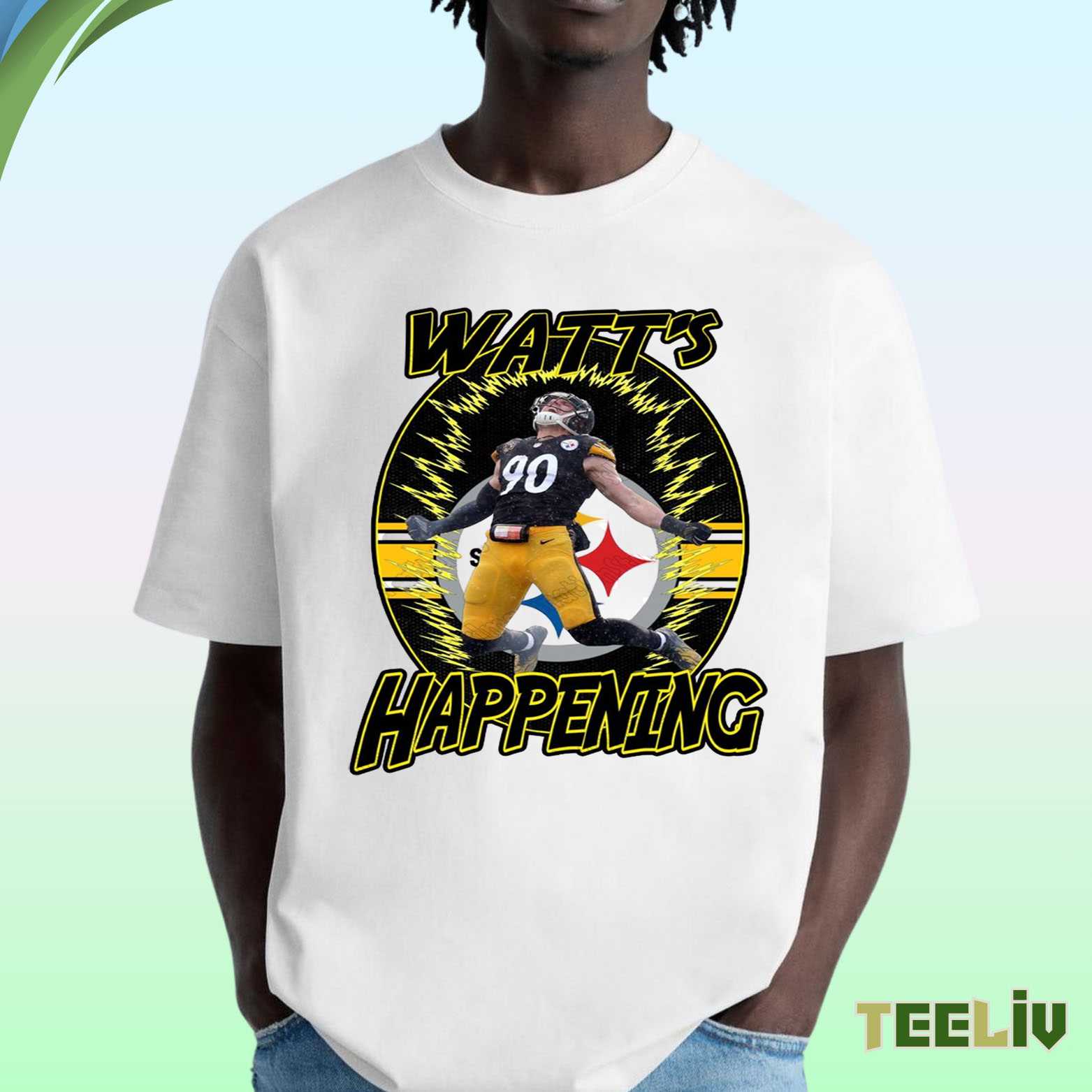 Watts Happening Tee – Pittsburgh Football Fan Shirt