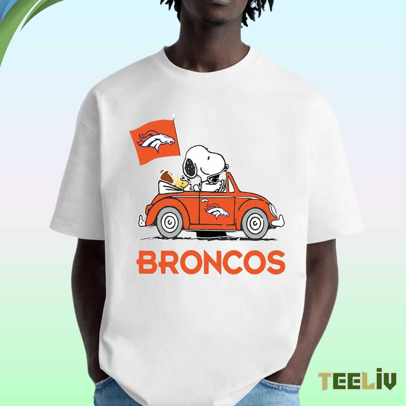 Snoopy Broncos Ride T Shirt – Fun Denver Football Fan Tee