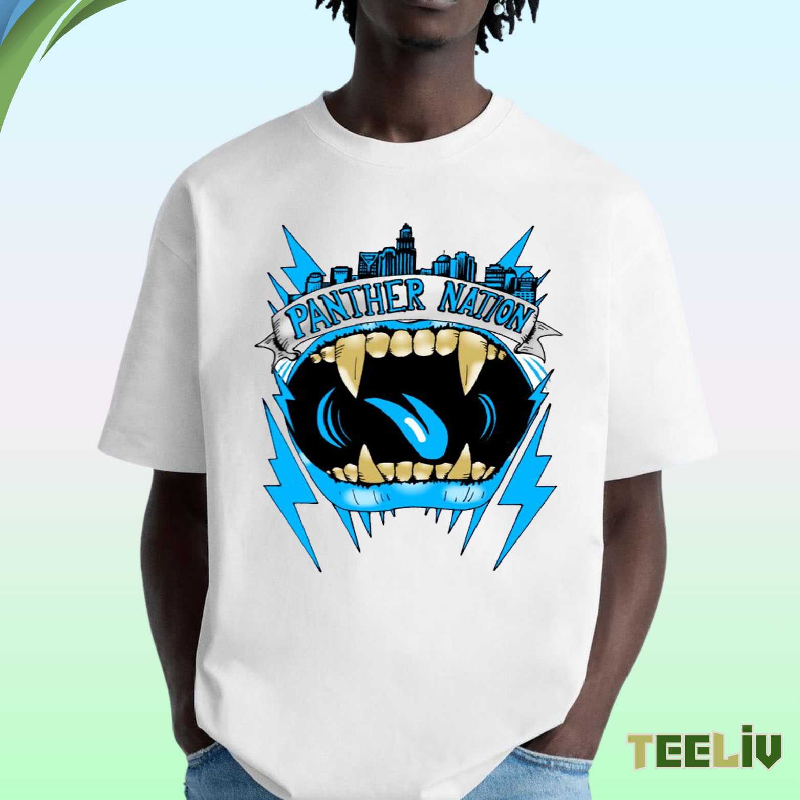 Panther Nation T Shirt - Football Fan Merch