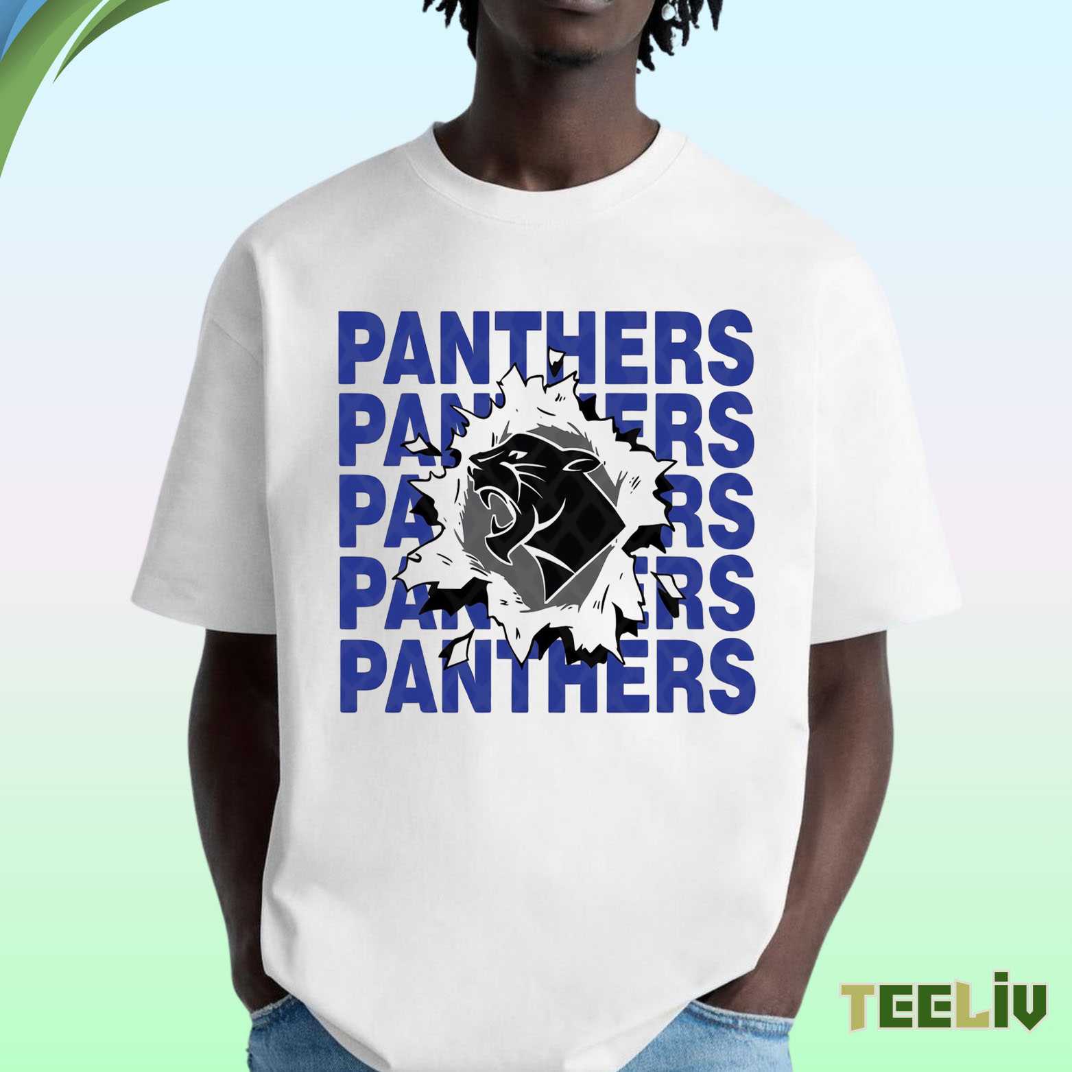 Panthers Football T Shirt - Nfl Fan Merch