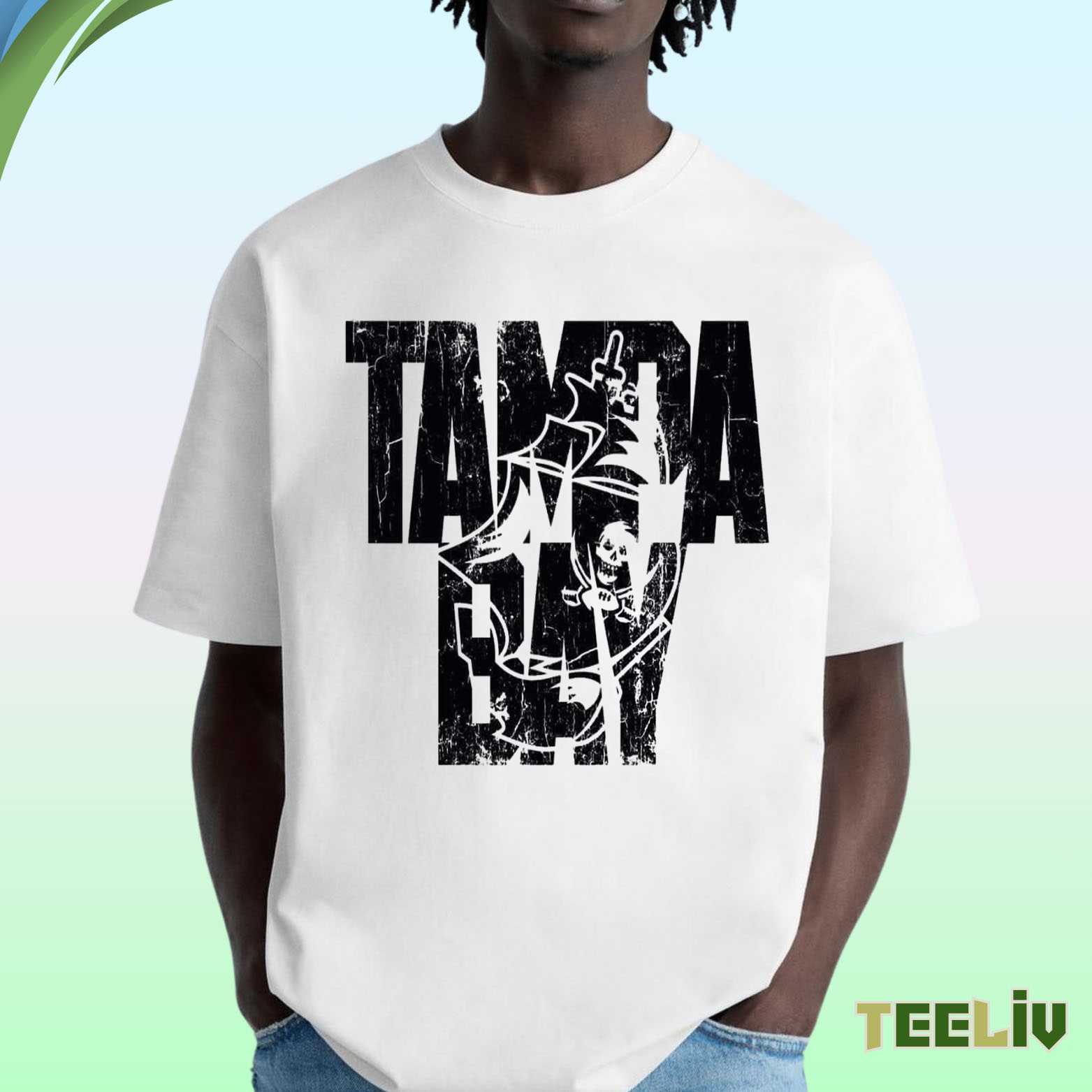 Tampa Bay Buccaneers T Shirt - Vintage Pirate Ship