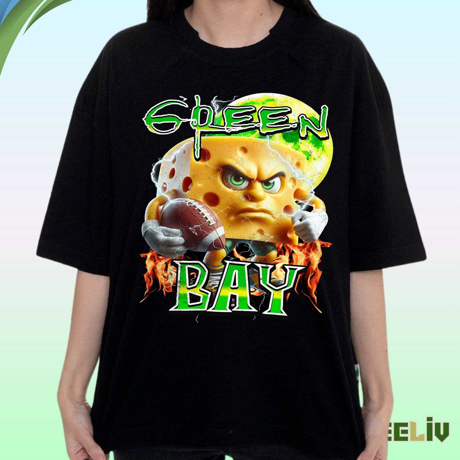 Green Bay Packers Fan Shirt – Angry Cheesehead Football Hype Tee