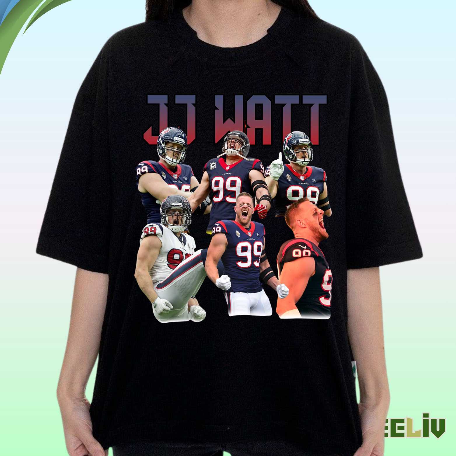 Jj Watt Houston Texans Shirt – Nfl No99 Defensive Legend Tribute Tee
