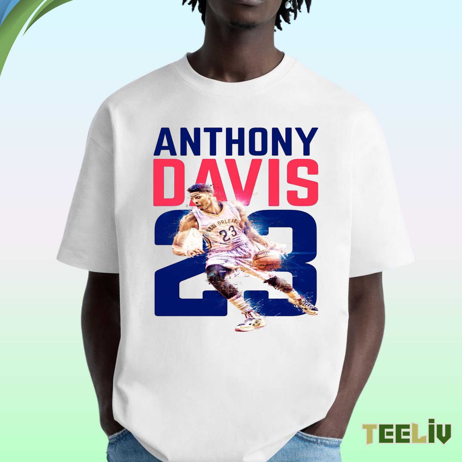 Anthony Davis Pelicans Tee - No23 Versatile Basketball Star Tribute Shirt