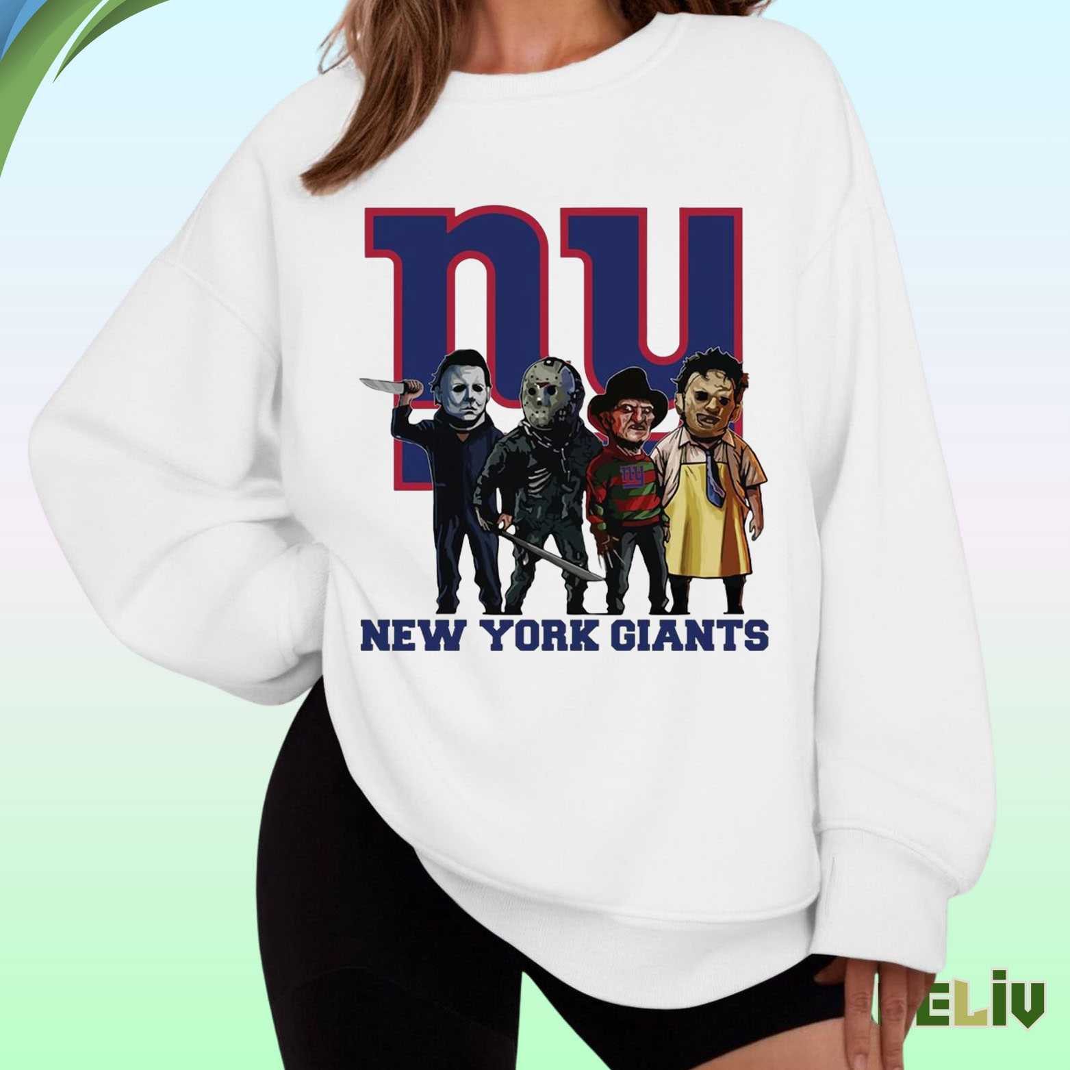 New York Giants Horror Shirt – Halloween Killers Nfl Fan Tribute Tee