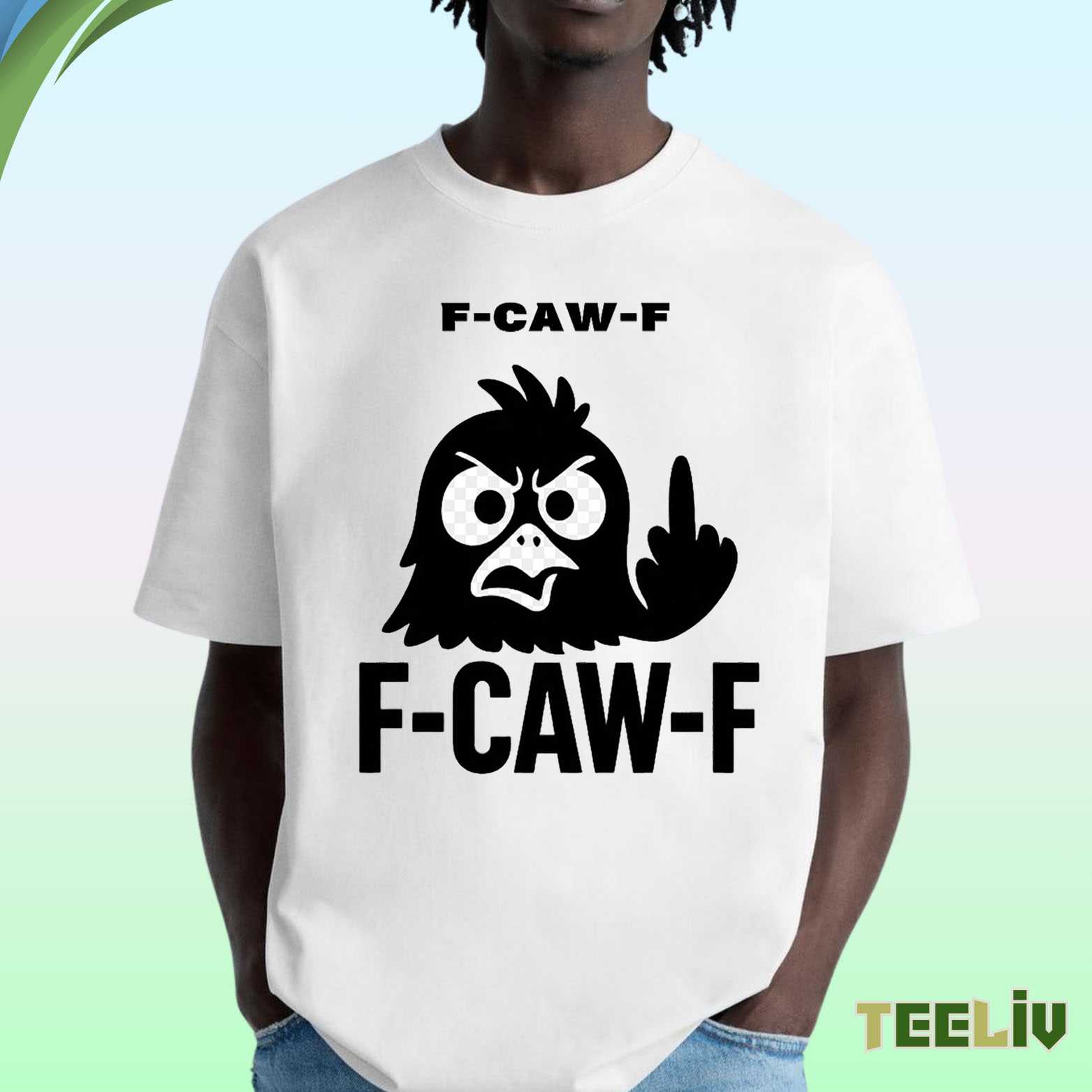 Angry Bird – F Caw F Attitude T Shirt