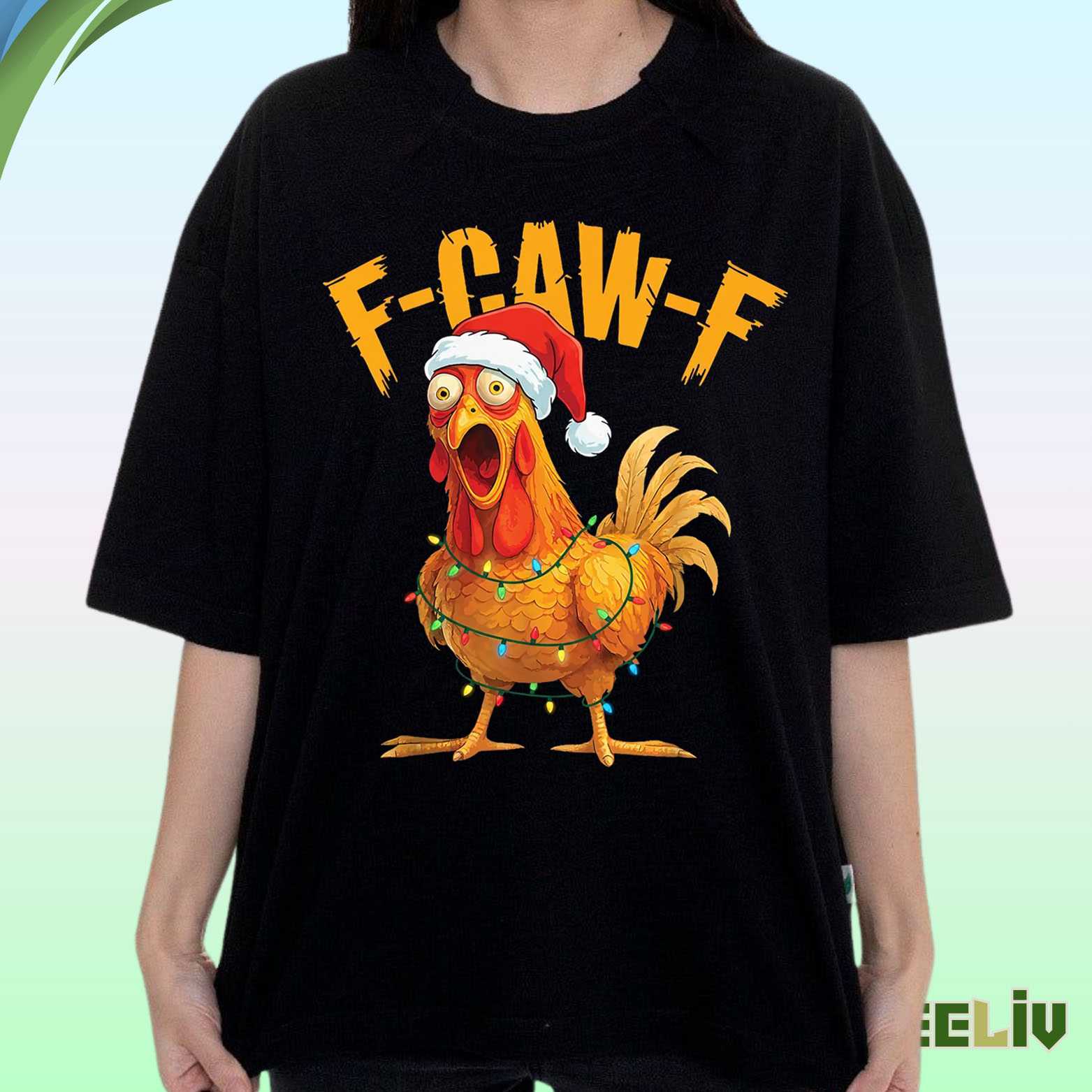 Christmas Chicken – F Caw F Holiday T Shirt