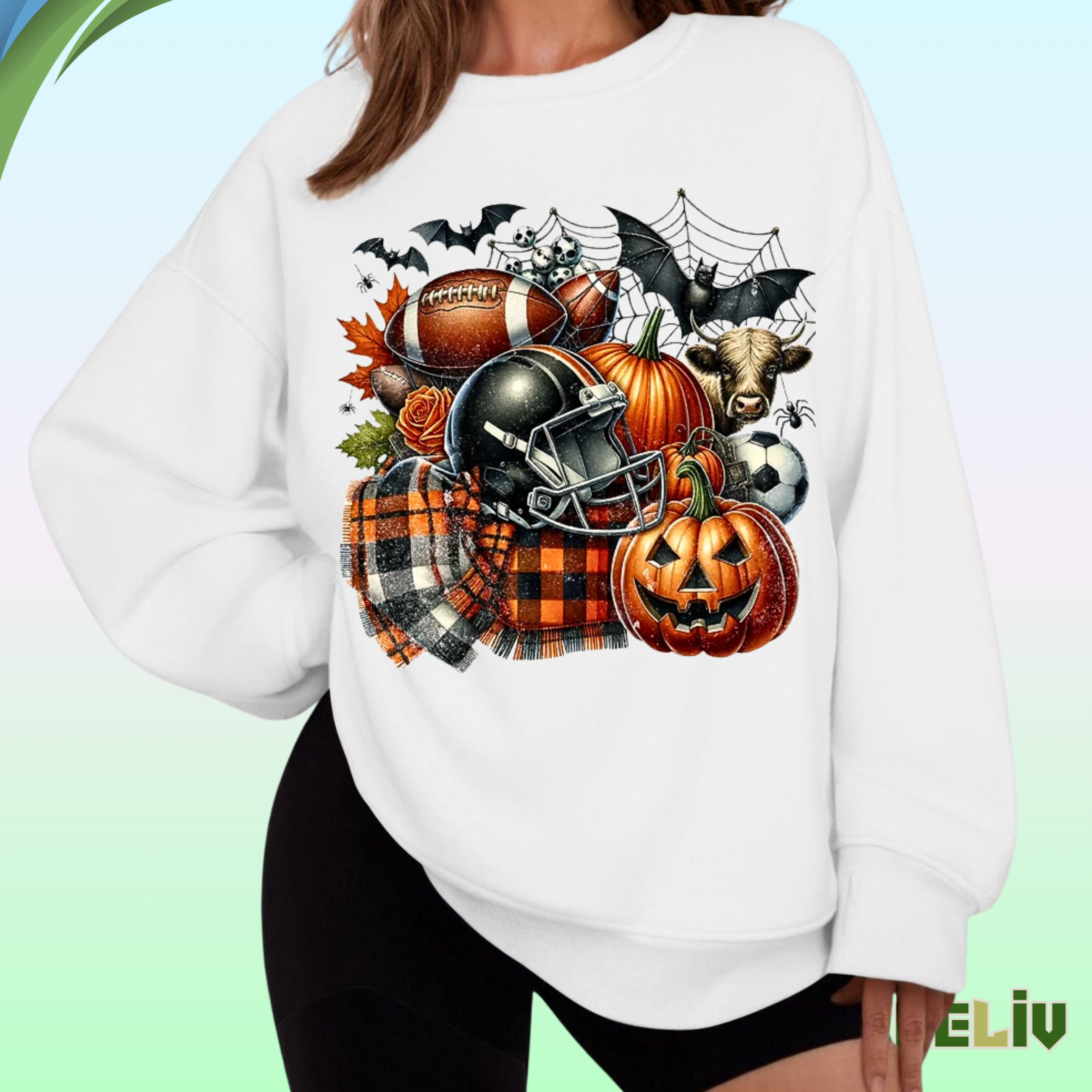 Fall Frenzy Tee - Halloween X Sports Mashup