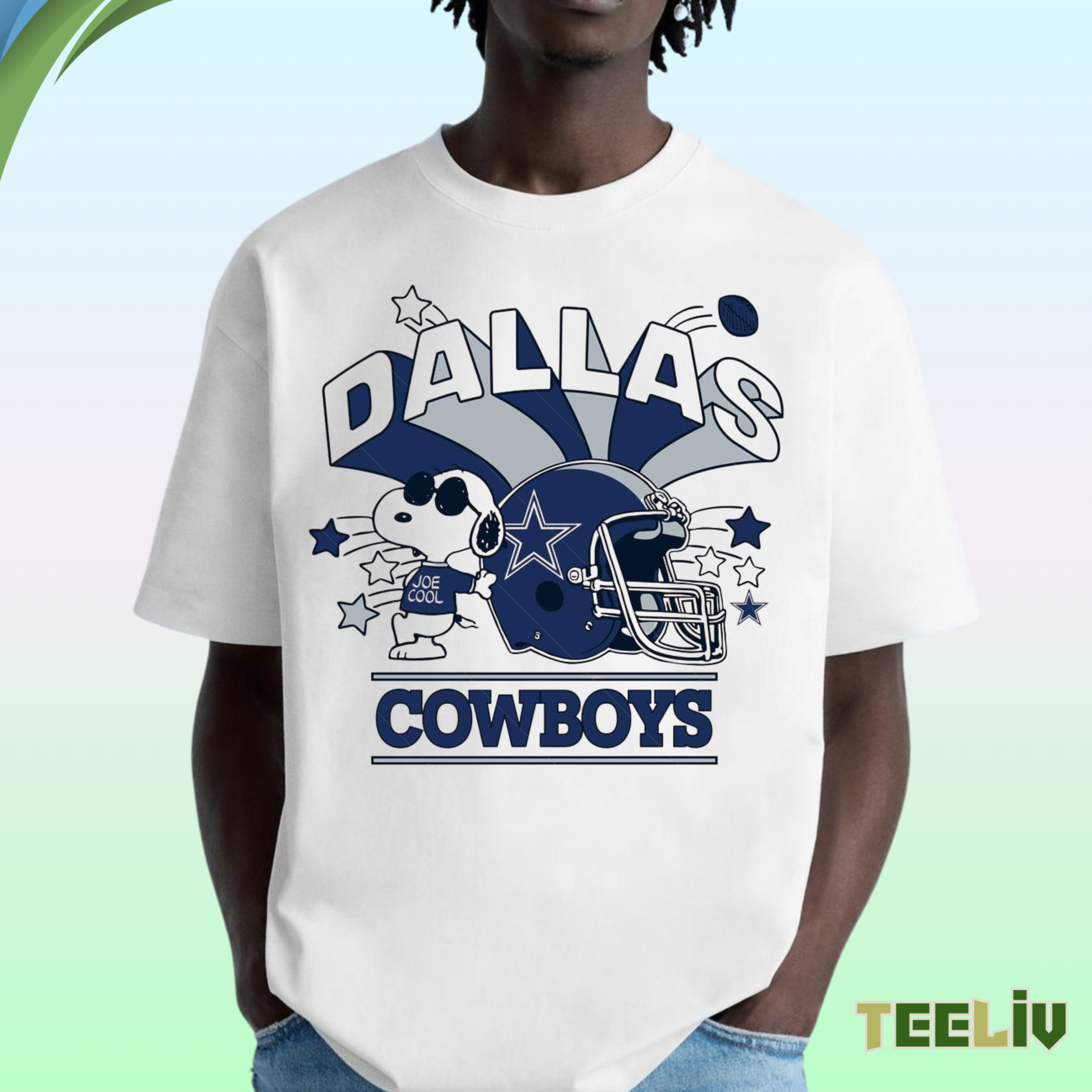 Dallas Cowboys Joe Cool Tshirt - Snoopy Spirit Edition