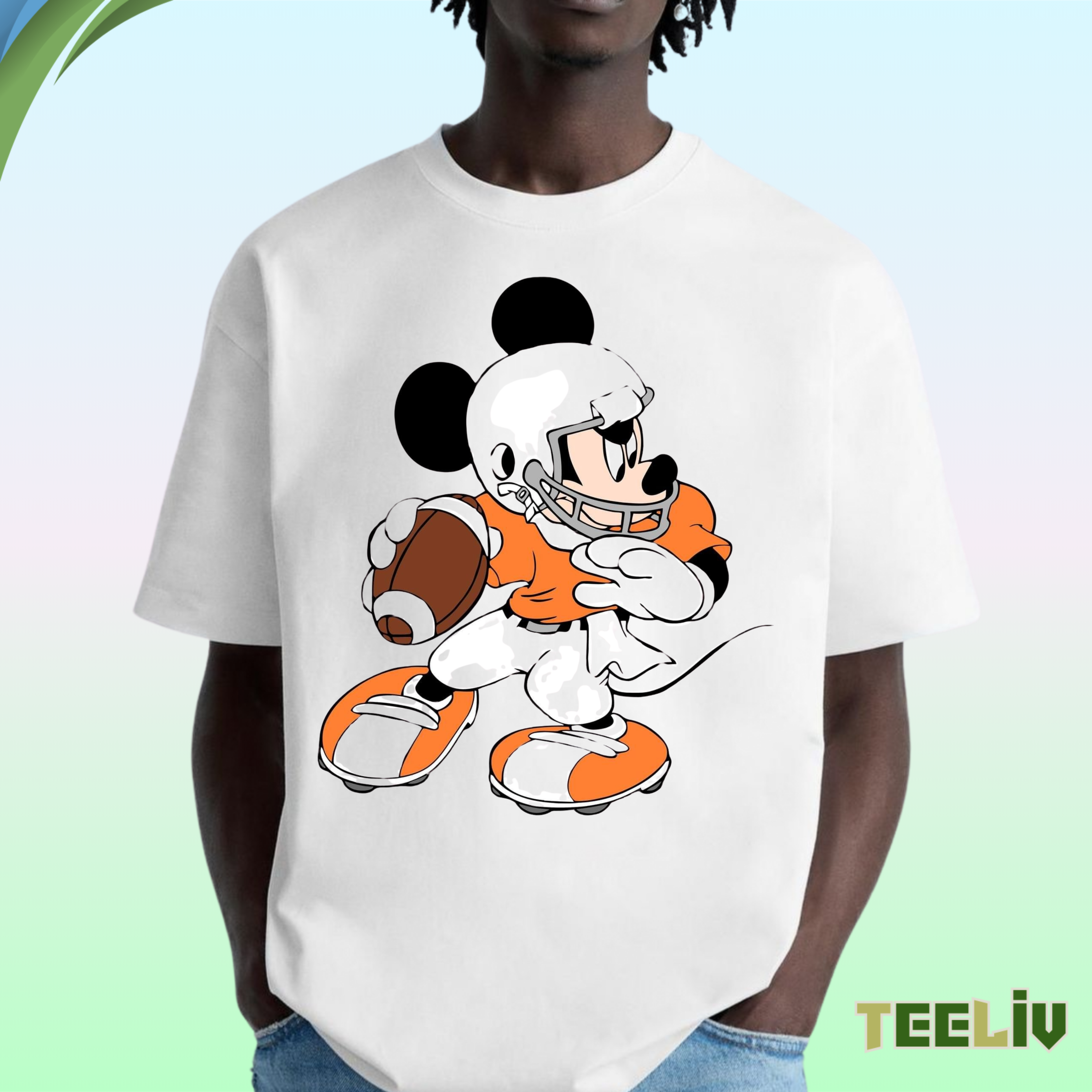 Mickey Gridiron Hustle Tee - Disney Football Edition
