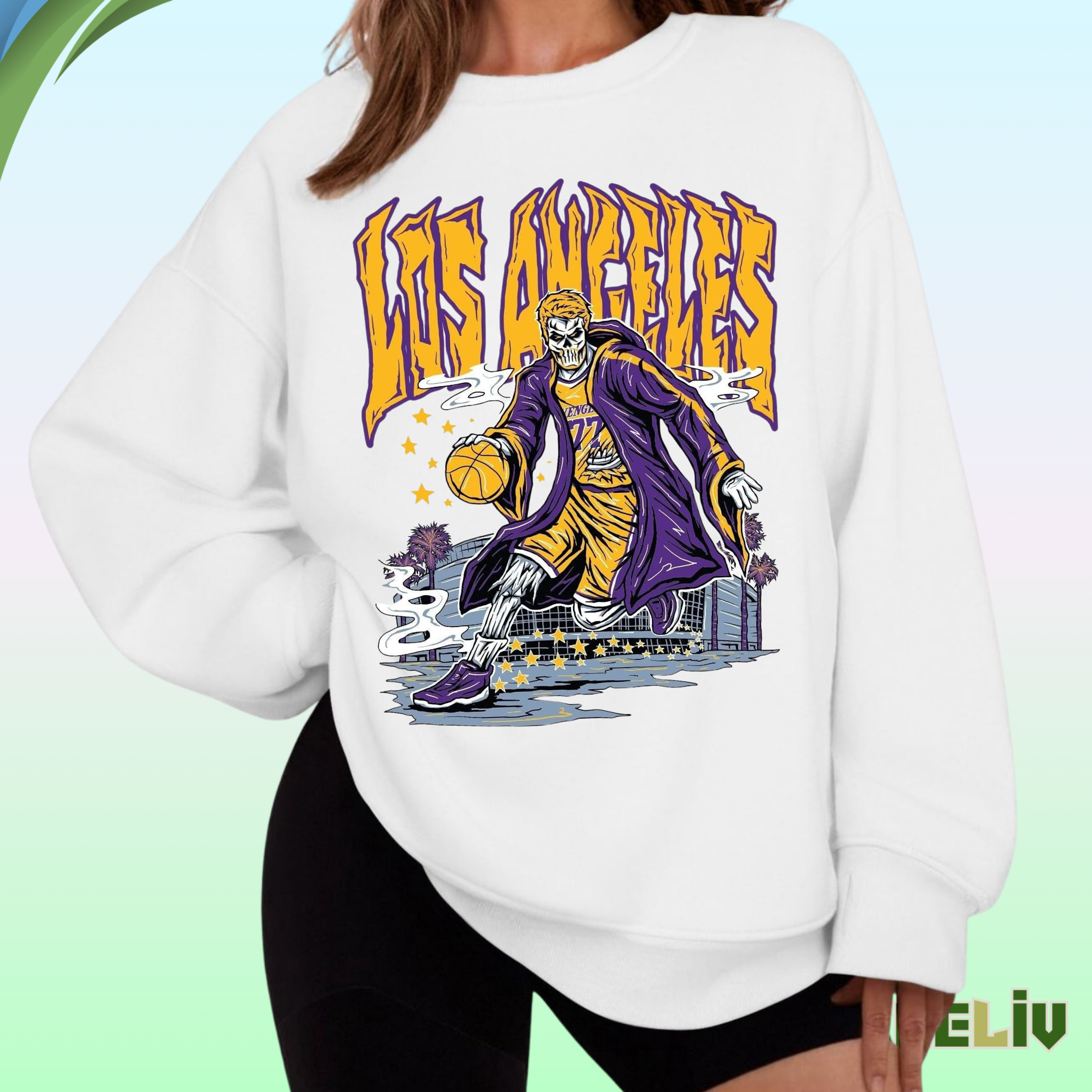Los Angeles Undead Dribble Hoodie - Fear The Purple & Gold