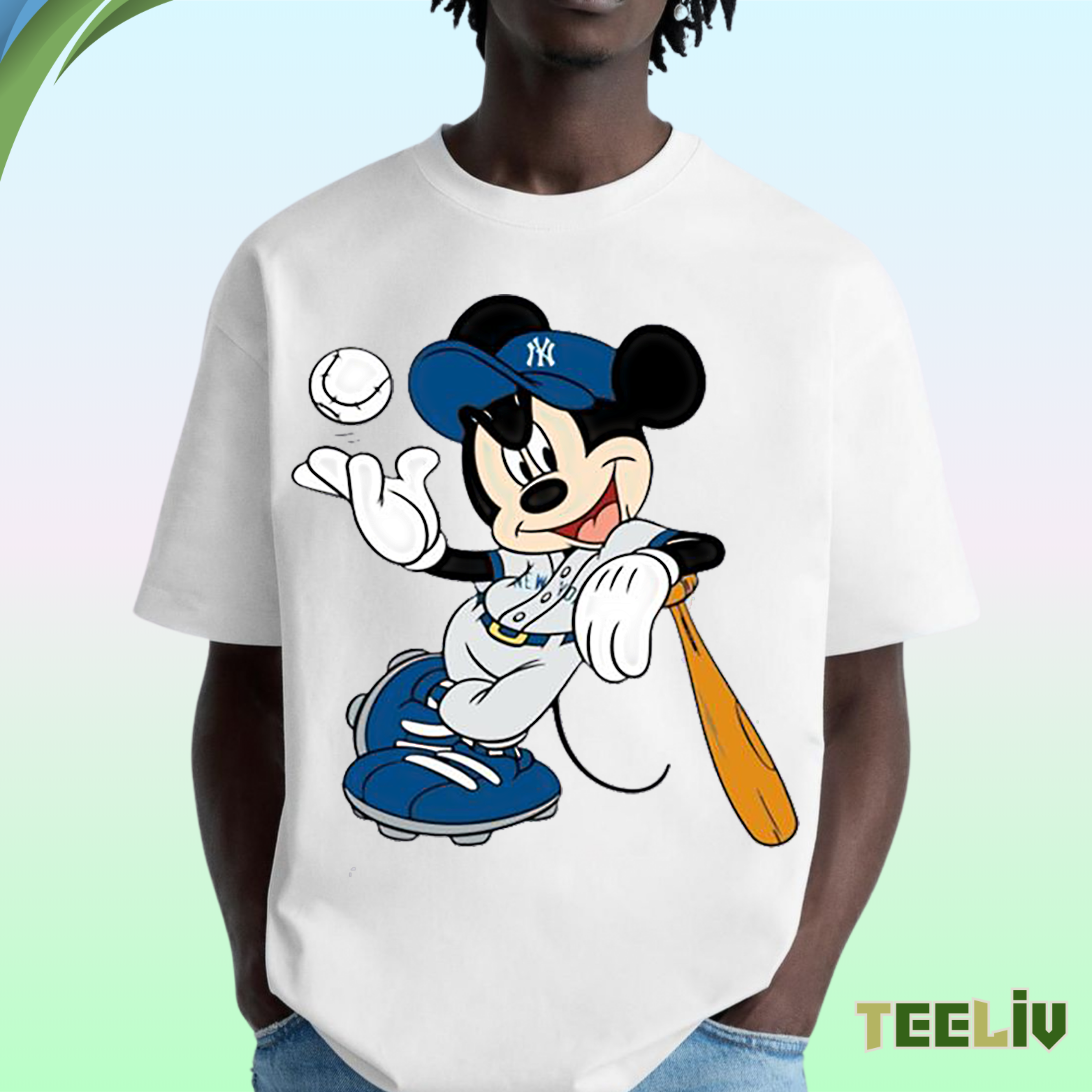 Disney X New York Yankees Tee - Mickey Mouse Baseball Tshirt