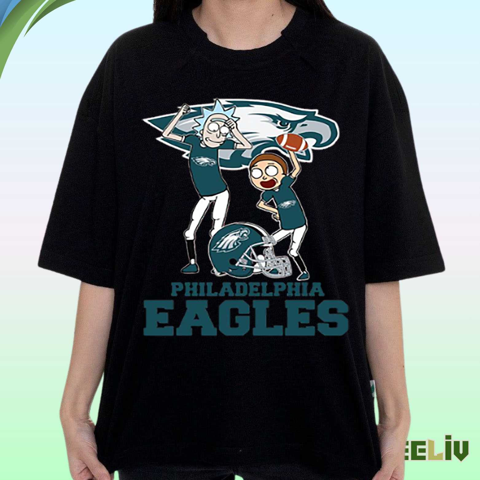 High Eagles T Shirt – Philadelphia Football Fan Cartoon Graphic Tee