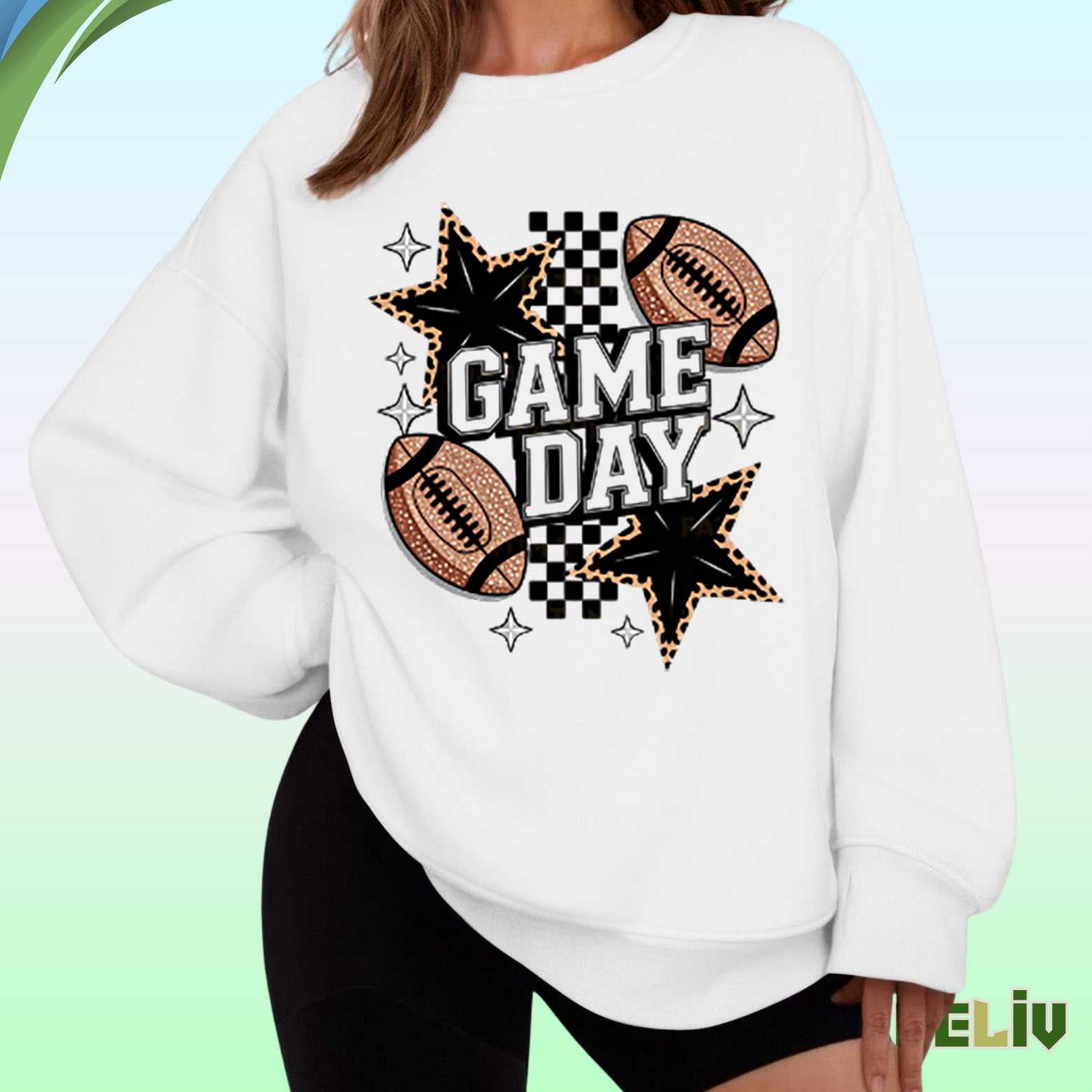 Game Day Stars Sweatshirt – Bold Fan Spirit