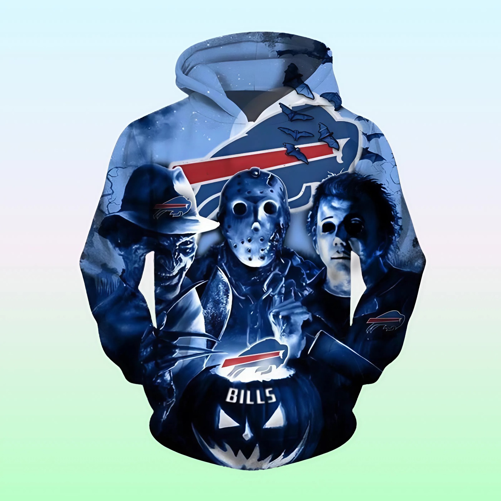 Buffalo Bills Hoodie – Halloween Horror Fan Edition