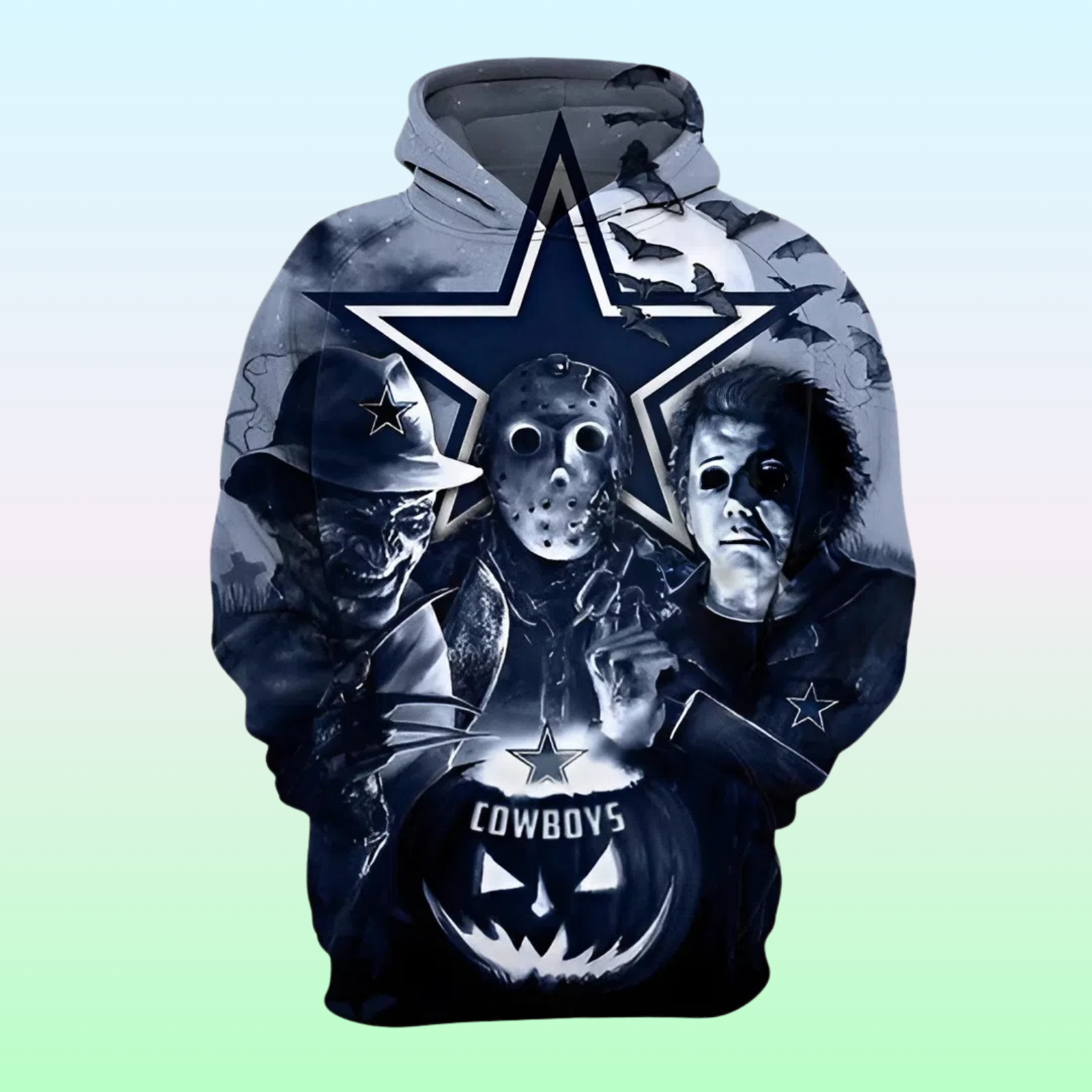Dallas Cowboys Hoodie – Spooky Halloween Fan Edition