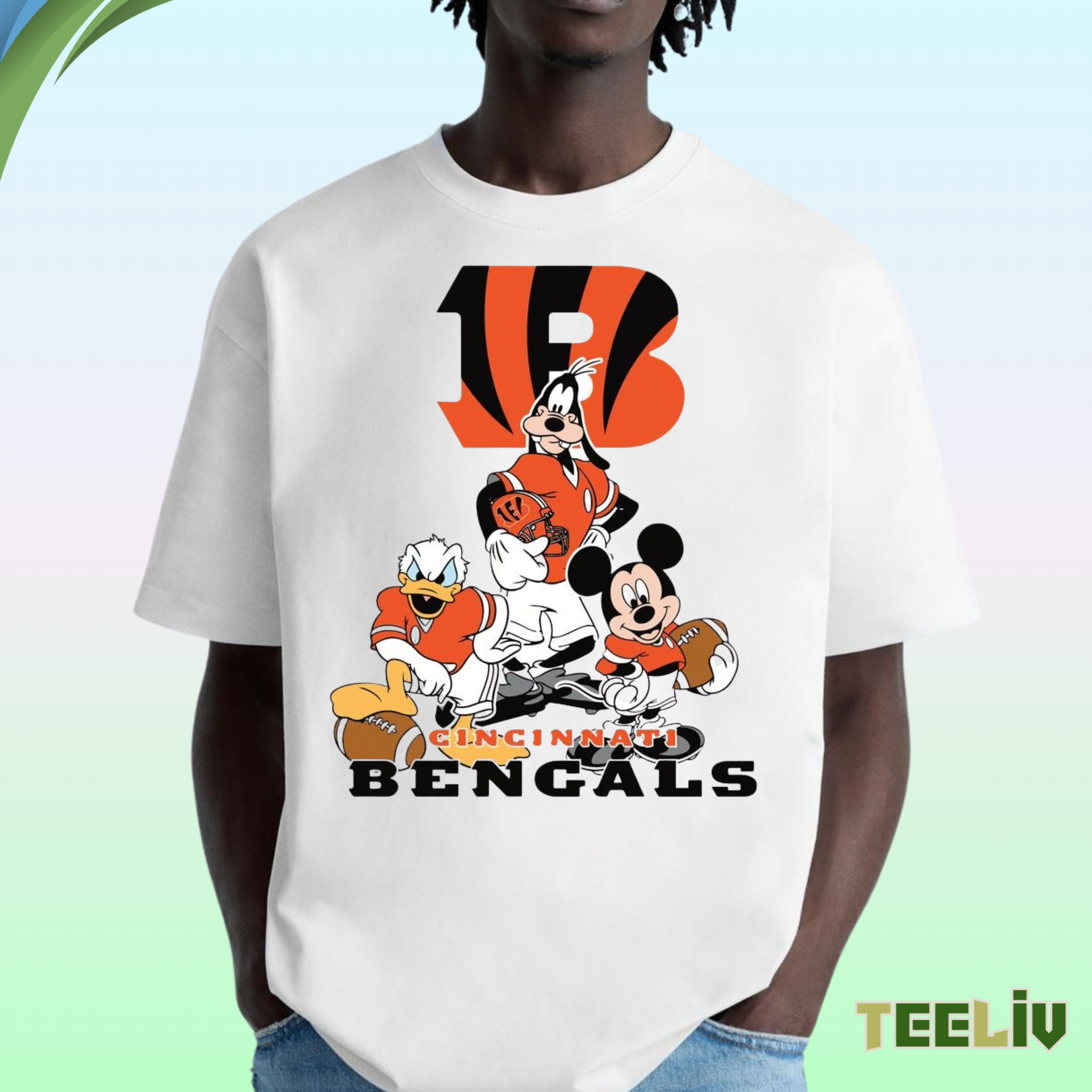 Cincinnati Bengals Disney Characters Shirt - Bengals Football Tee