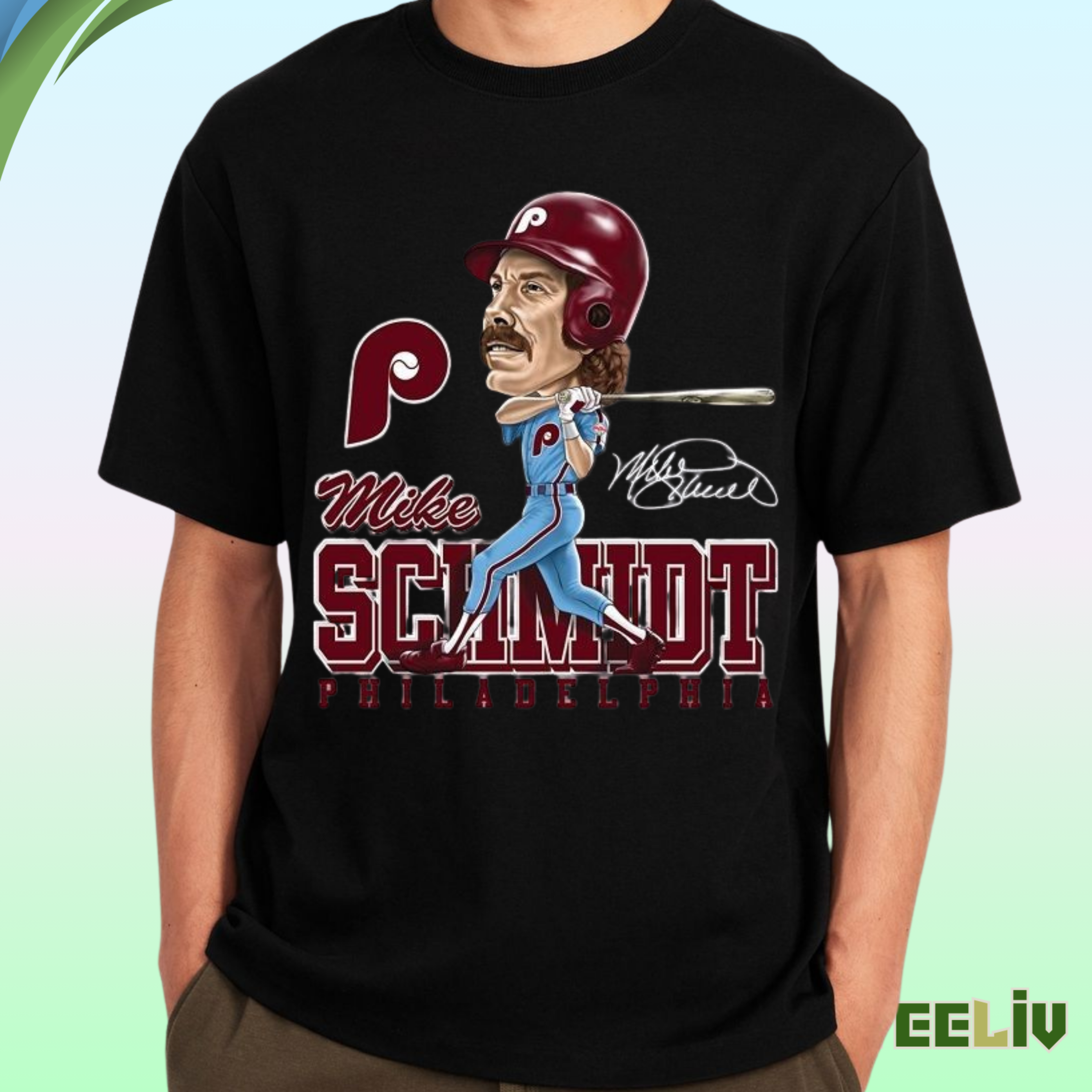 Mike Schmidt Shirt - Philadelphia Retro T Shirt