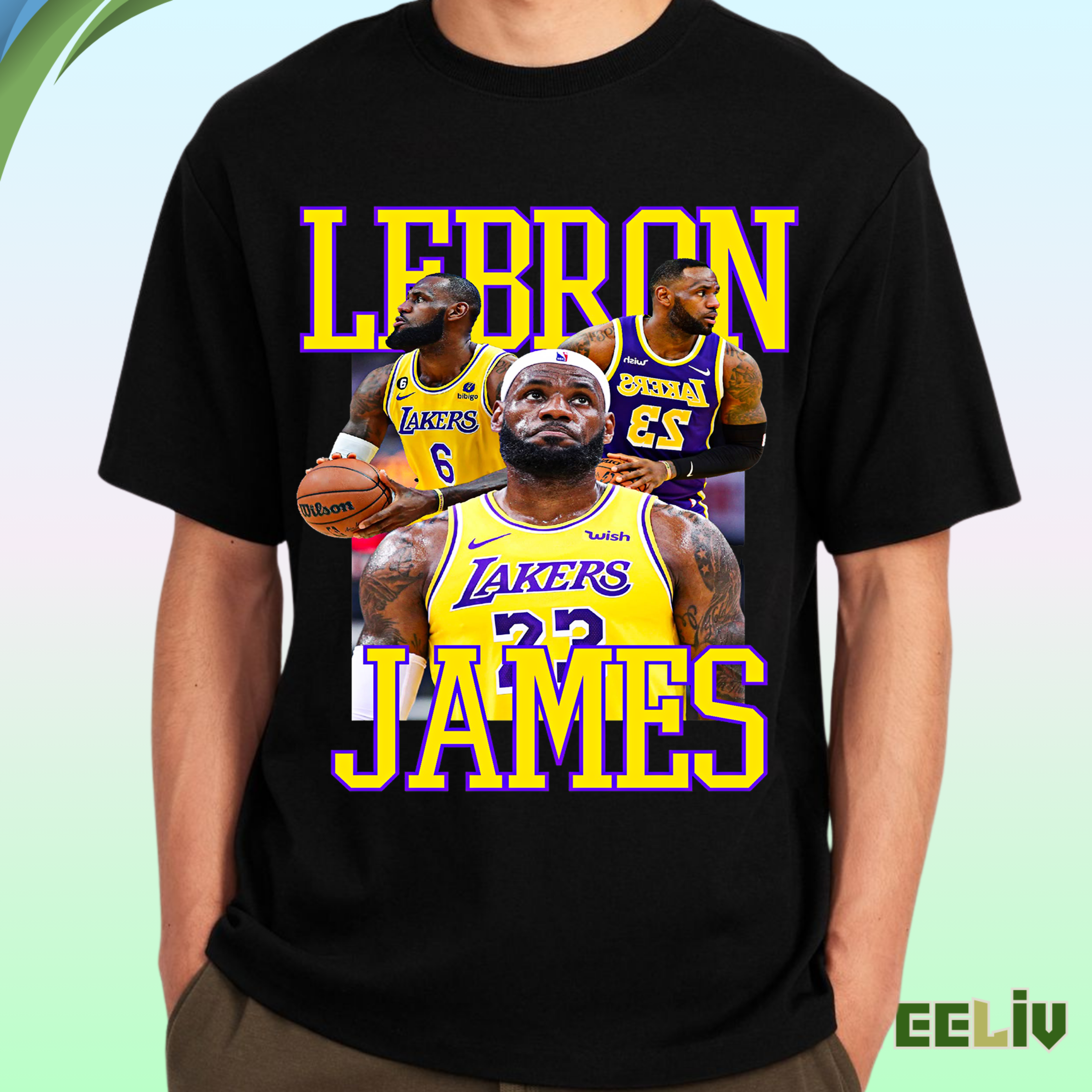 Lebron James Los Angeles Lakers Shirt - Basketball Lebron Shirt