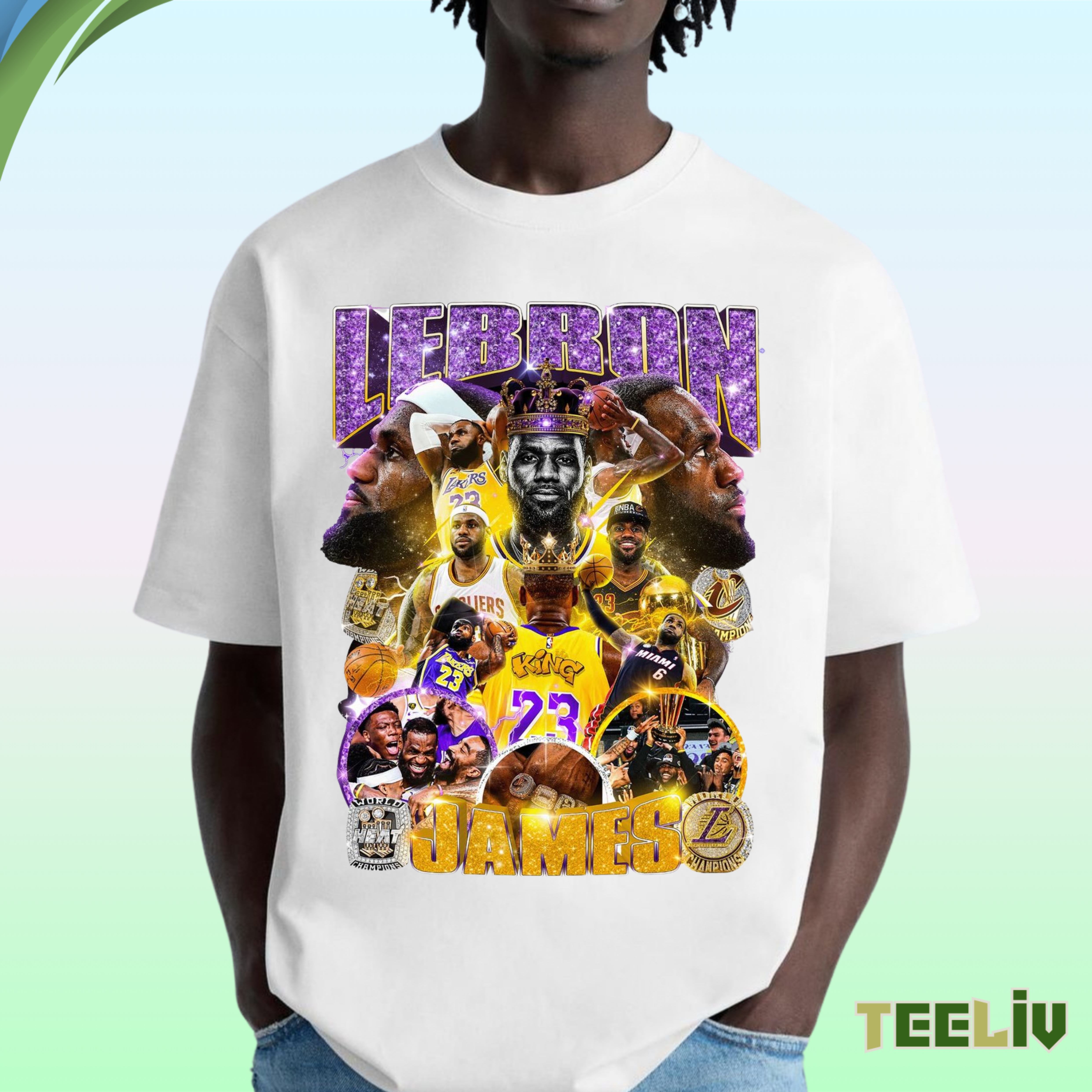 Lebron James Lakers King Shirt - Basketball Lebron Shirt