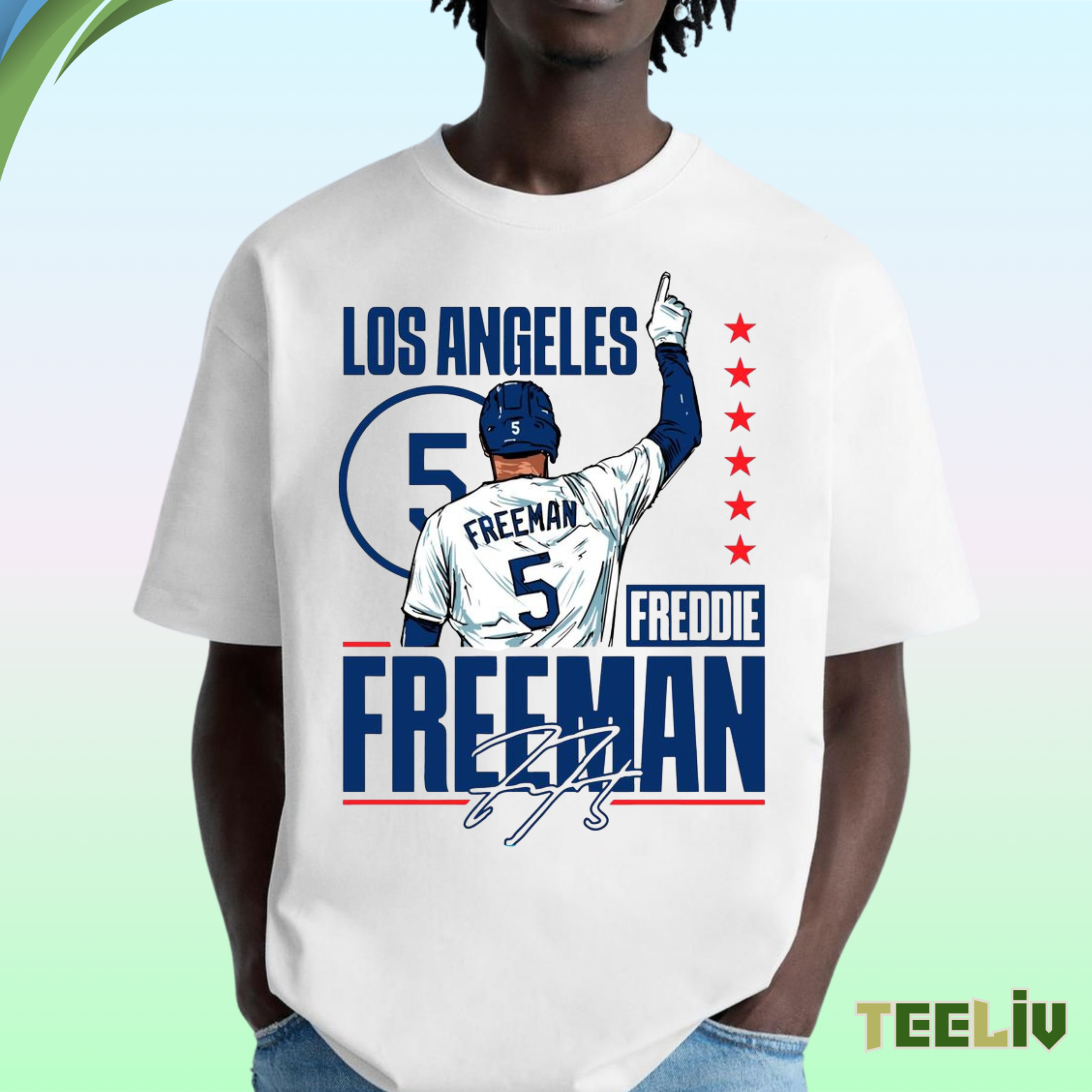 The Freddie Freeman Shirt - Los Angeles Dodgers Baseball Star 2025 Merch