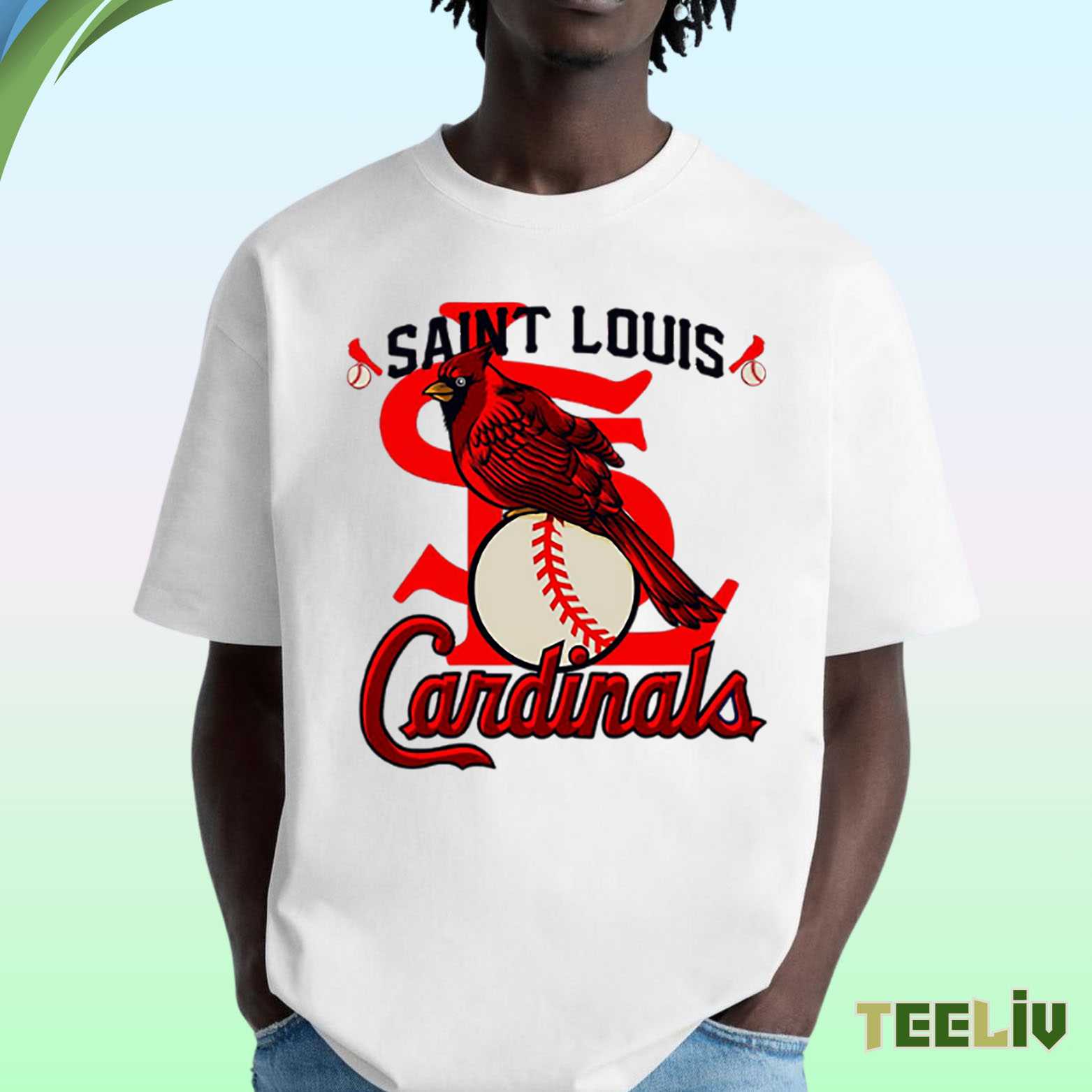 St Louis Cardinals Baseball Shirt - Classic Redbird Logo Unisex Tee
