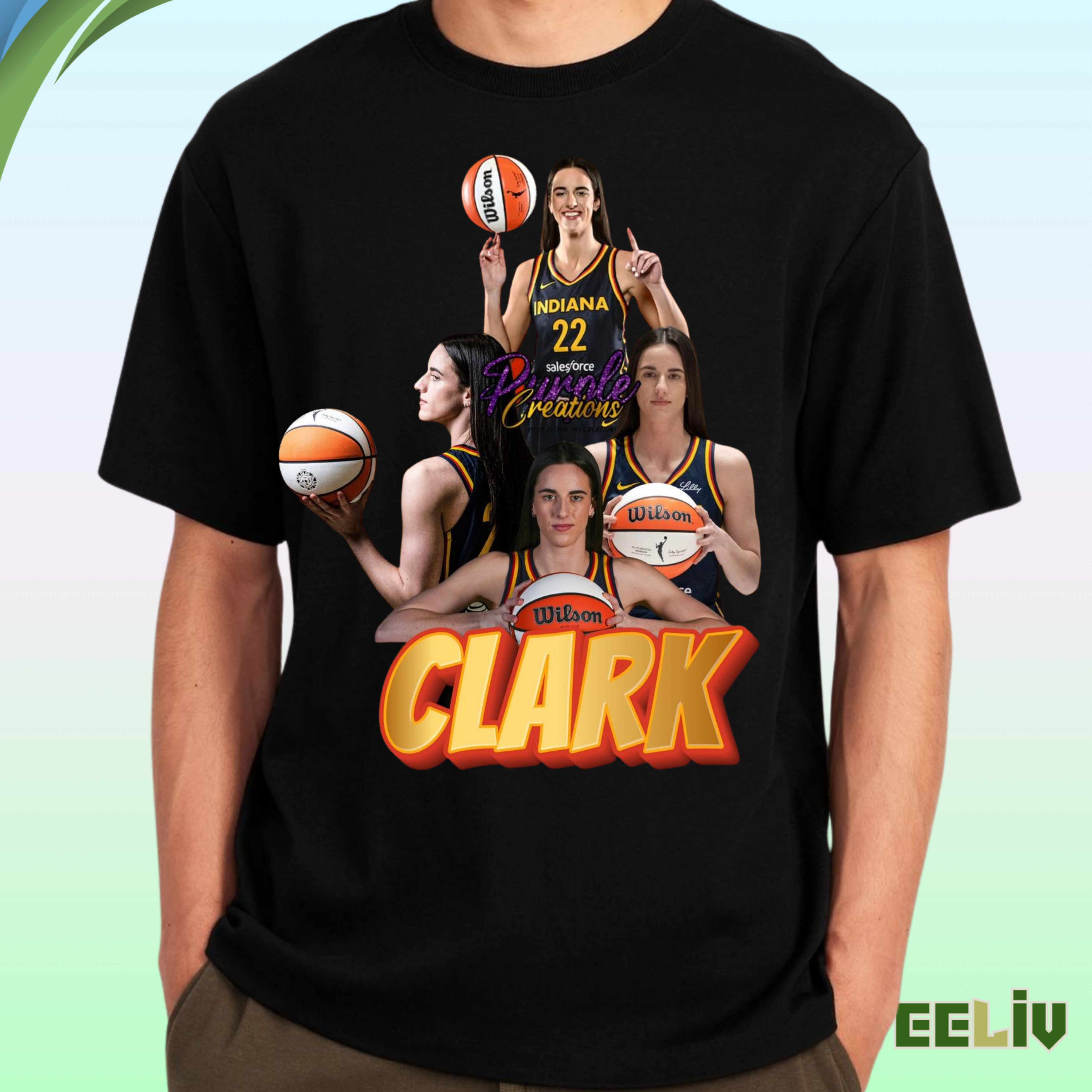 Caitlin Clark Basketball T Shirt - Indiana Fever Superstar Tribute Tee