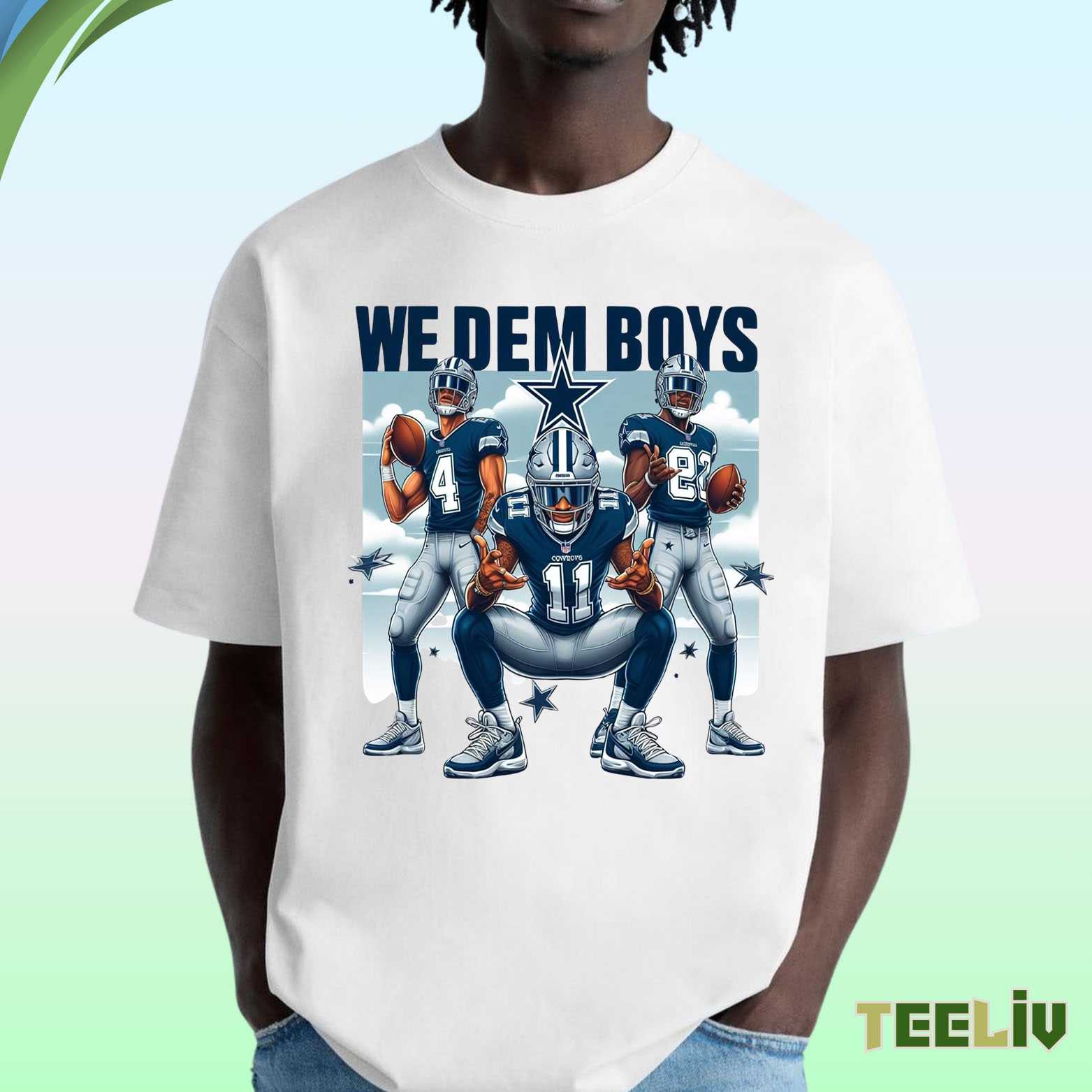 We Dem Boys Player Graphic Tee - Dallas Cowboys Fan Shirt