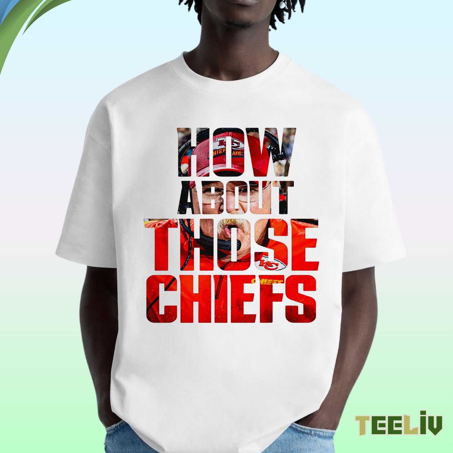 How About Those Chiefs Typography Tee - Chiefs Kingdom Fanwear