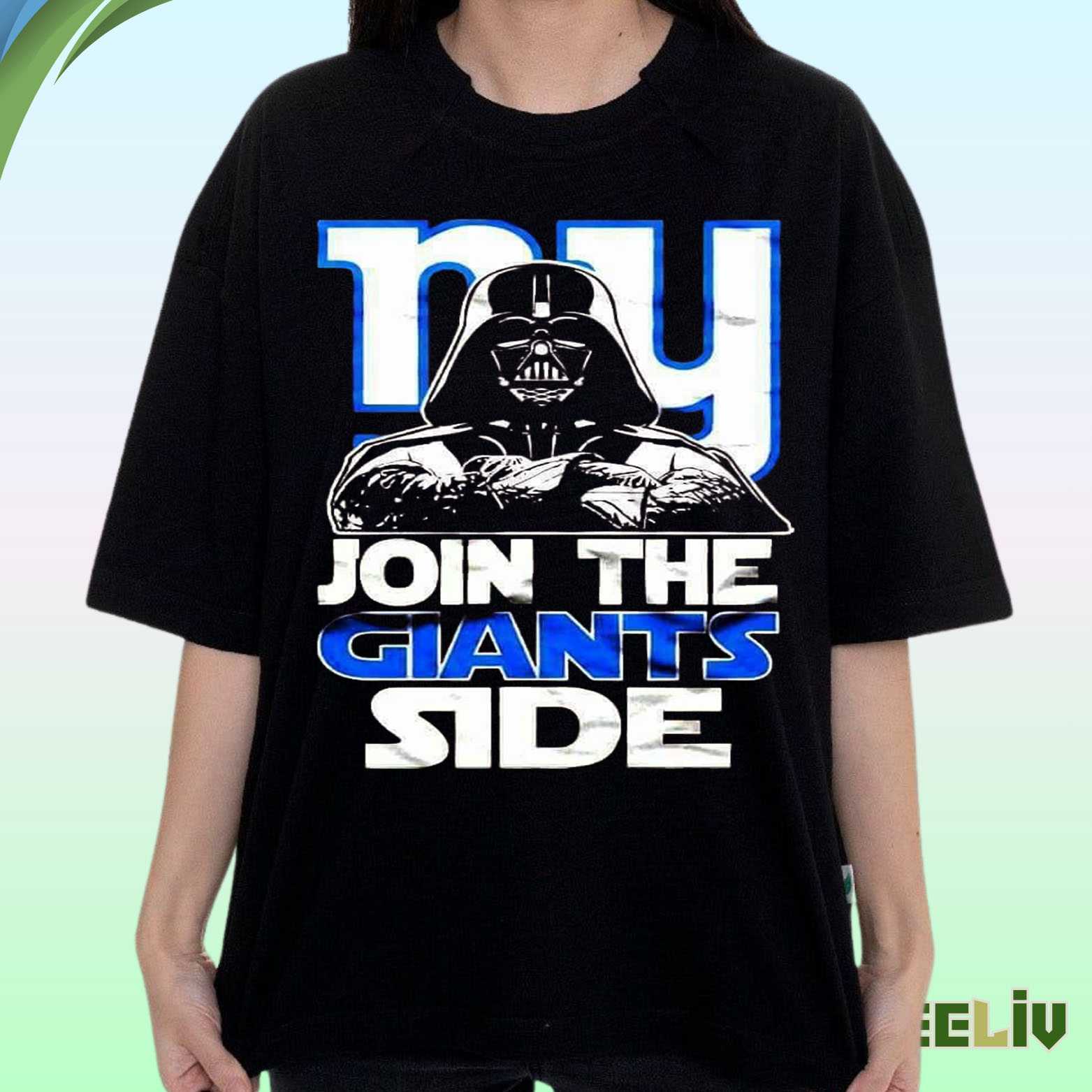 New York Giants Darth Vader Join The Side T Shirt – Nfl Star Wars Fan Tee