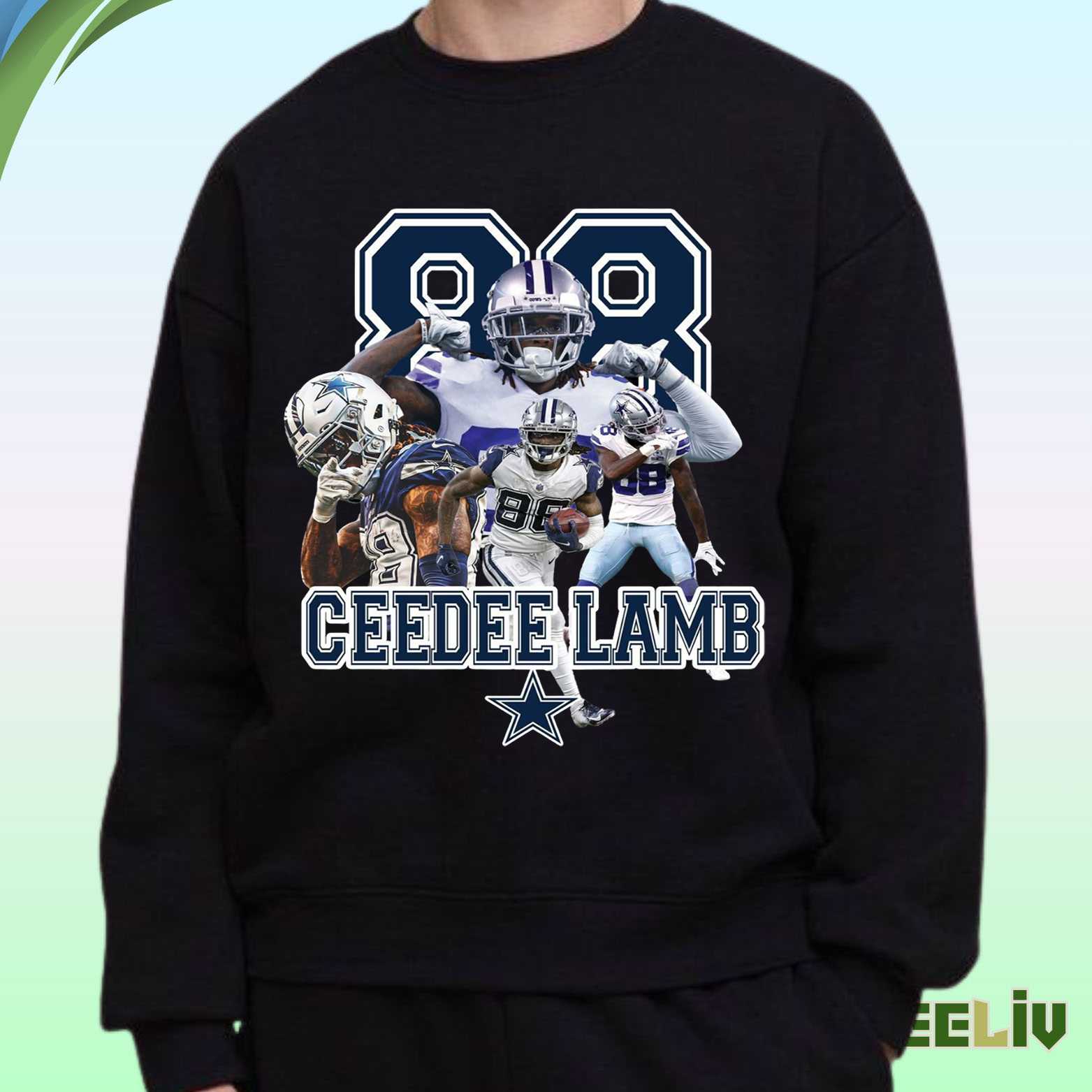 Ceedee Lamb Dallas Cowboys 88 Sweatshirt – Nfl Football Fan Pullover
