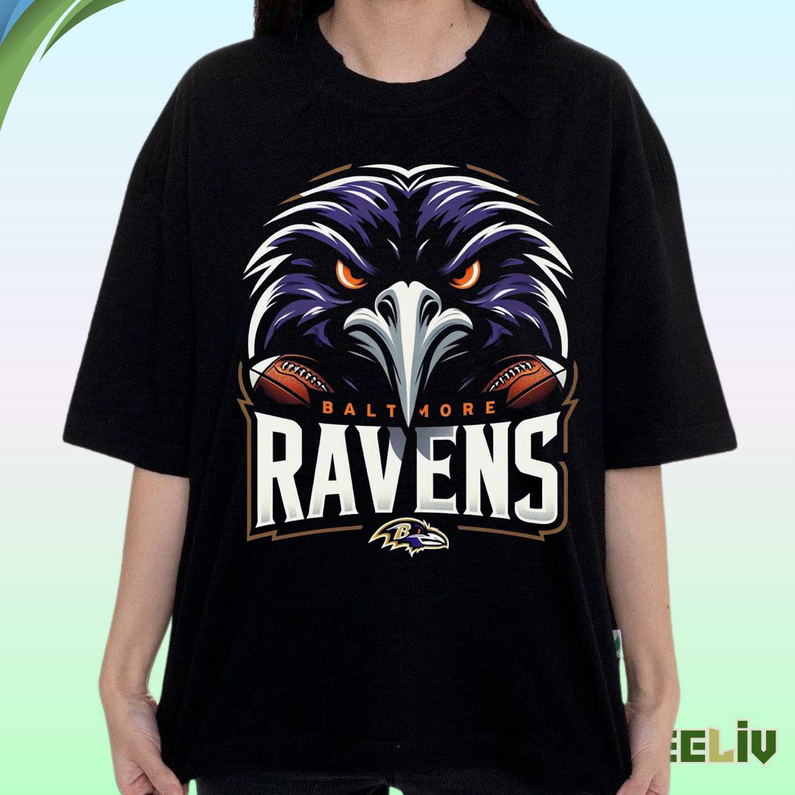 Baltimore Ravens T Shirt – Nfl Football Fan Graphic Tee