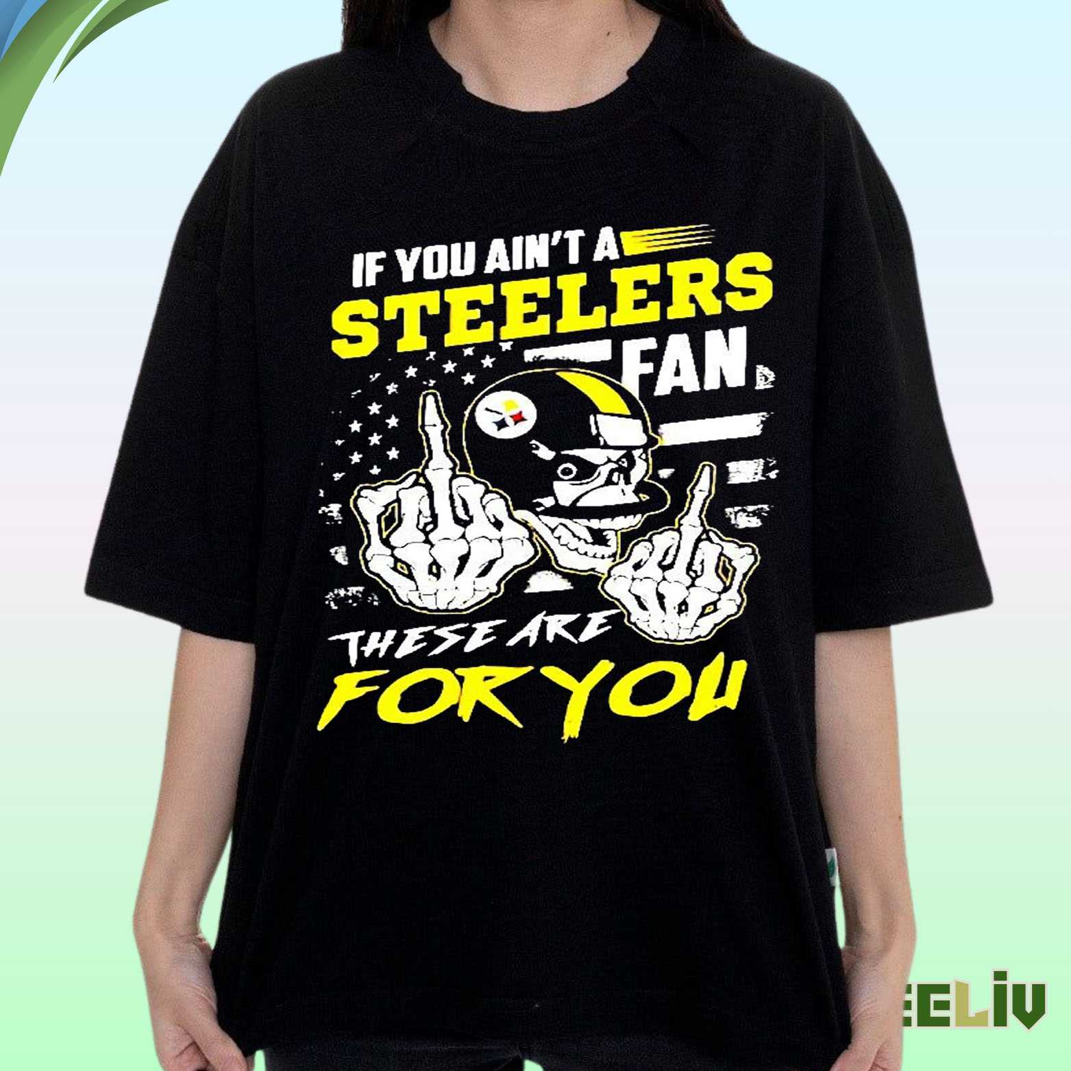 Pittsburgh Steelers Skull T Shirt – Bold Nfl Football Fan Tee