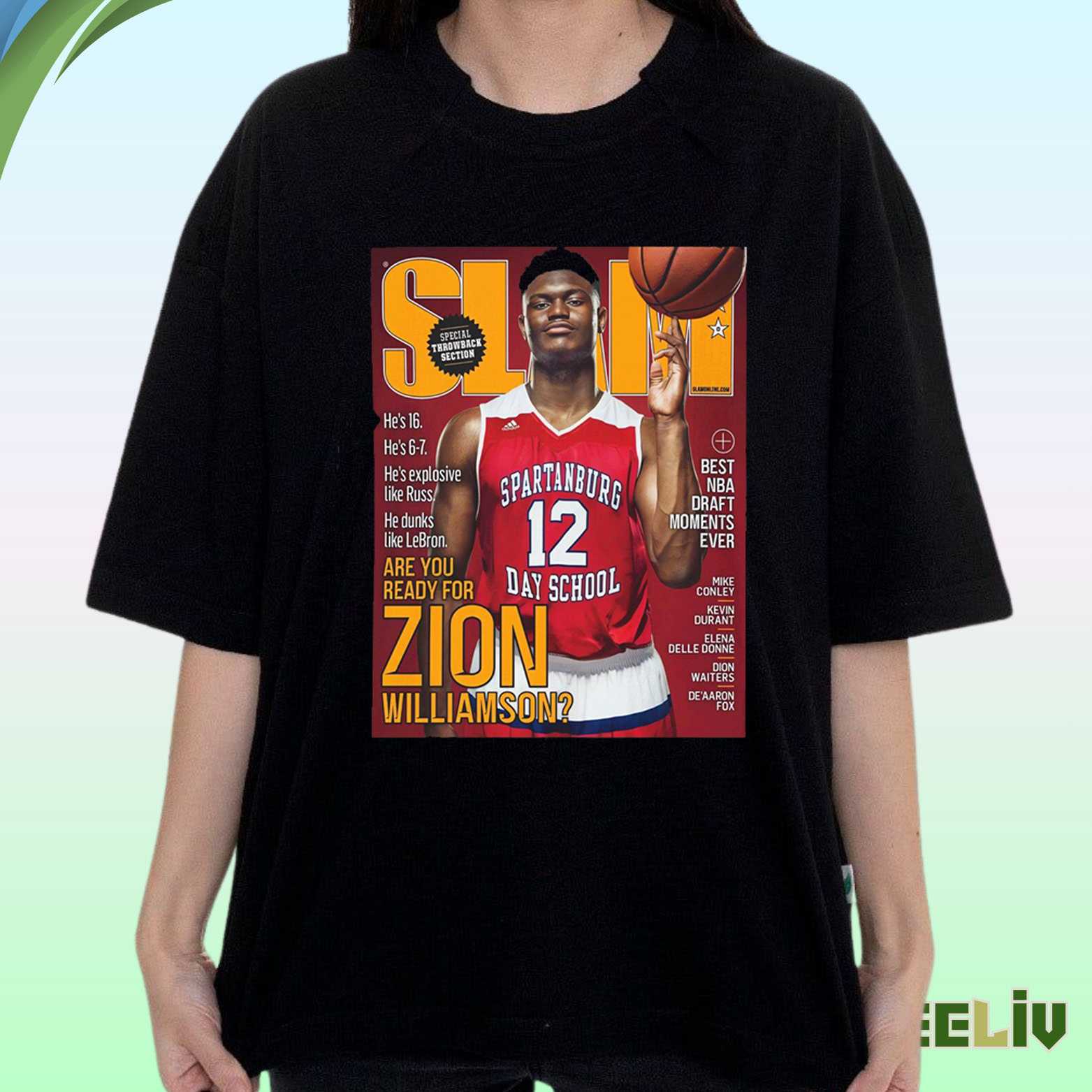 Zion Williamson Basketball Cover T Shirt - Basketball Legend Graphic Shirt