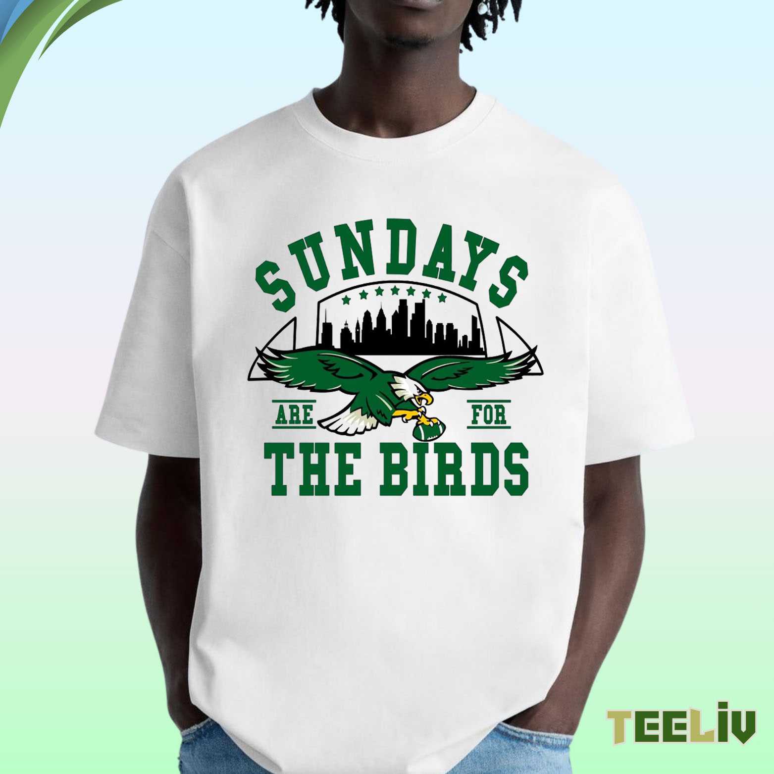 Philadelphia Eagles T Shirt - Sundays Are For The Birds