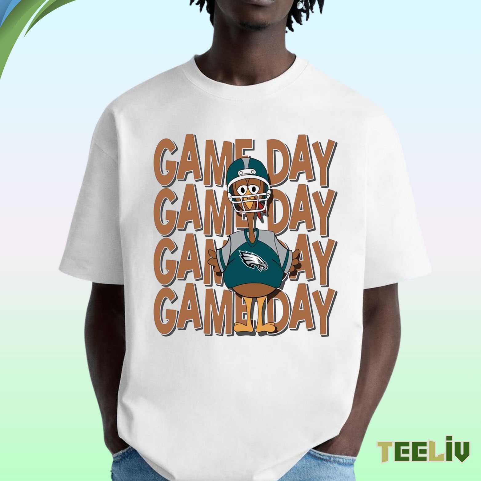 Philadelphia Eagles T Shirt - Game Day Turkey Tee