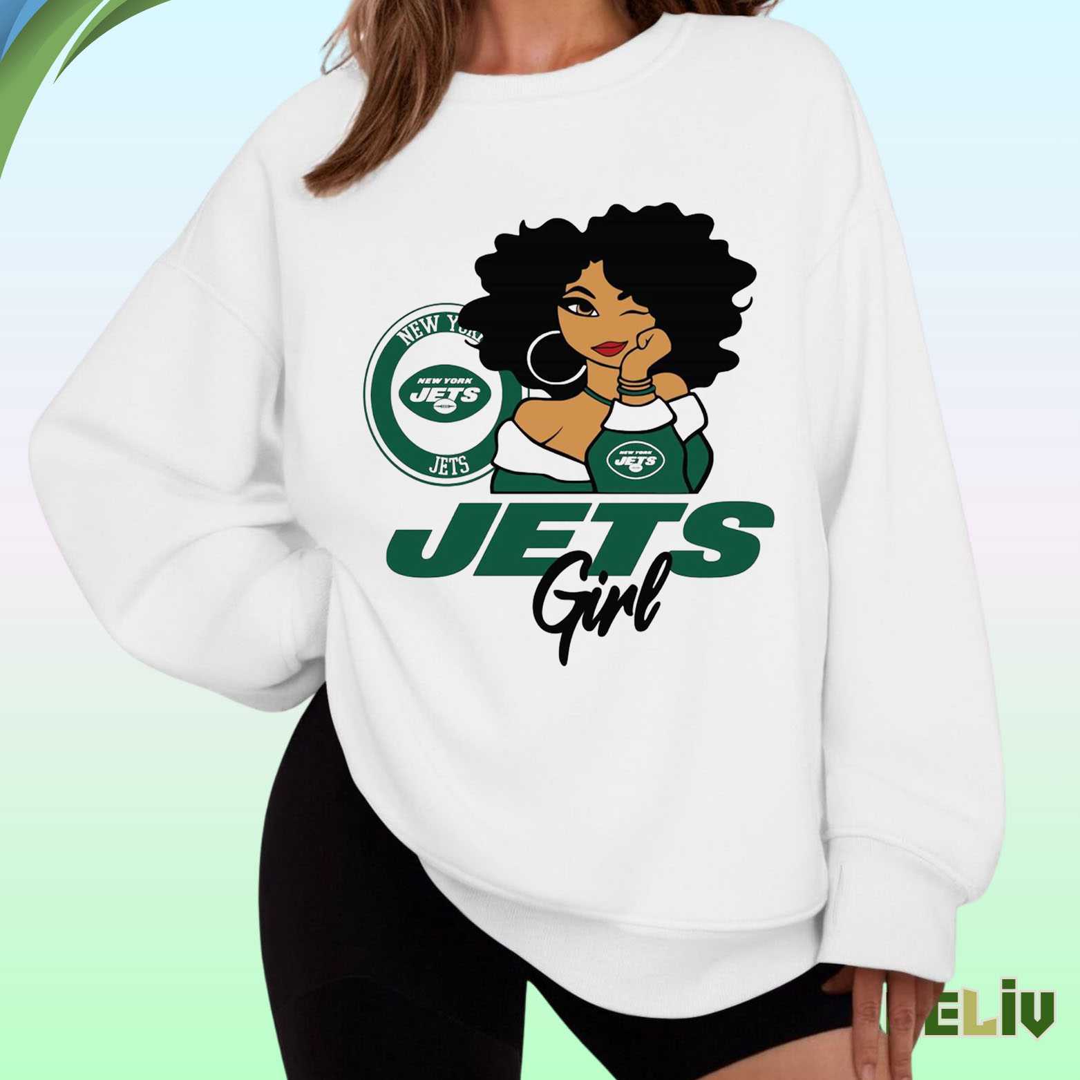 New York Jets Sweatshirt - Glamour Game Day