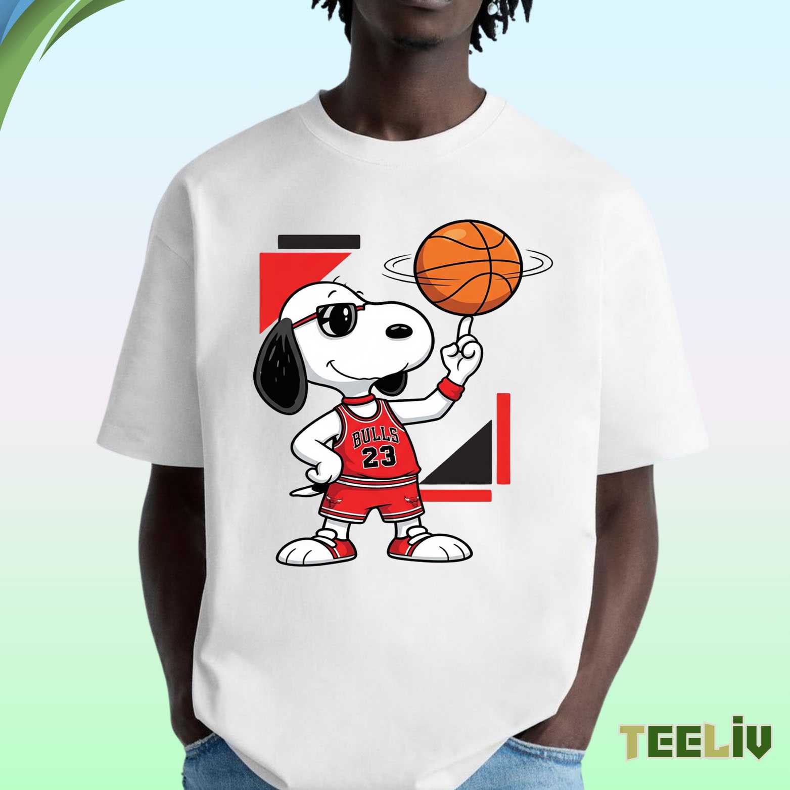Snoopy Basketball Bulls 23 Tee – Playful Streetwear Style
